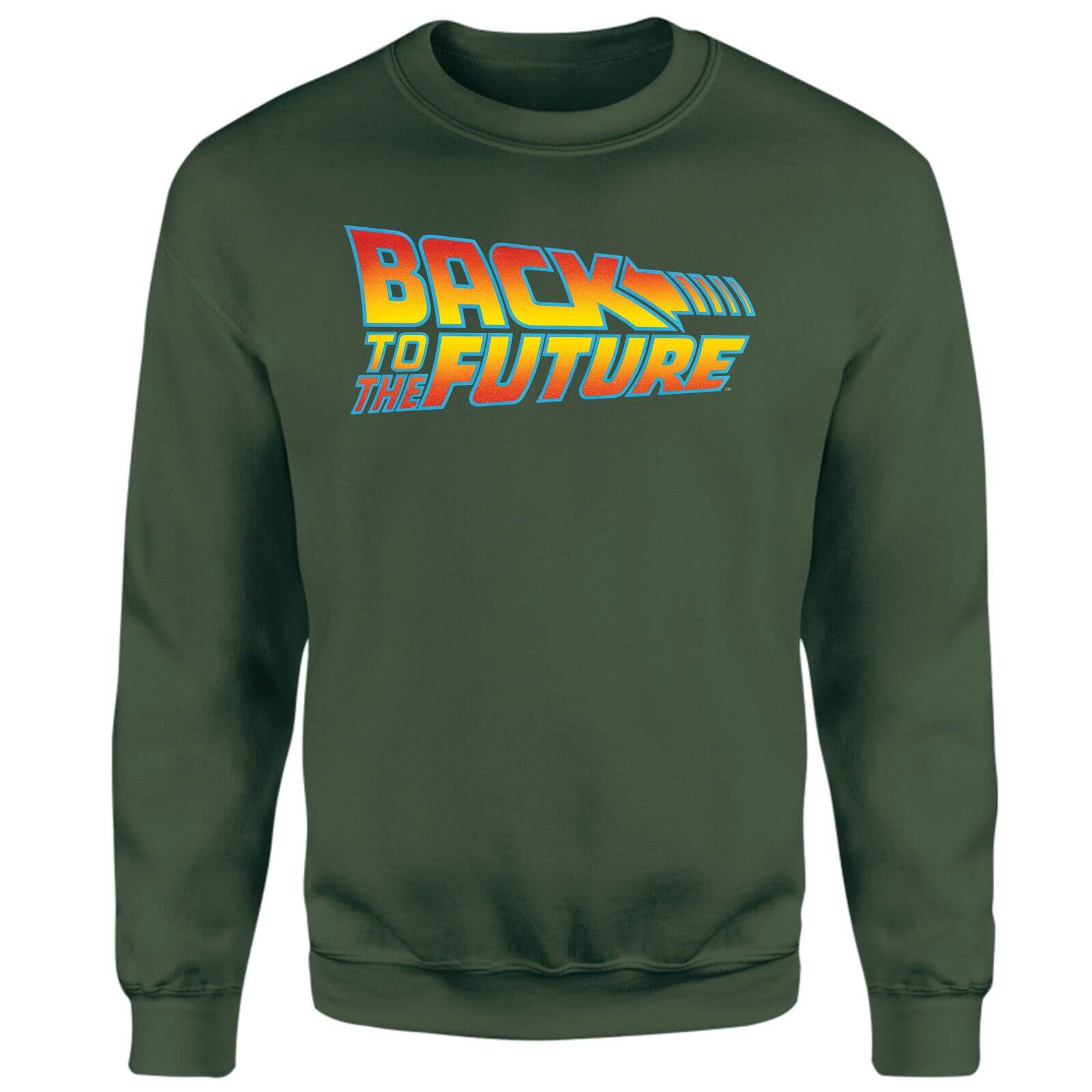 

Back To The Future Classic Logo Sweatshirt - Green - S - Verde