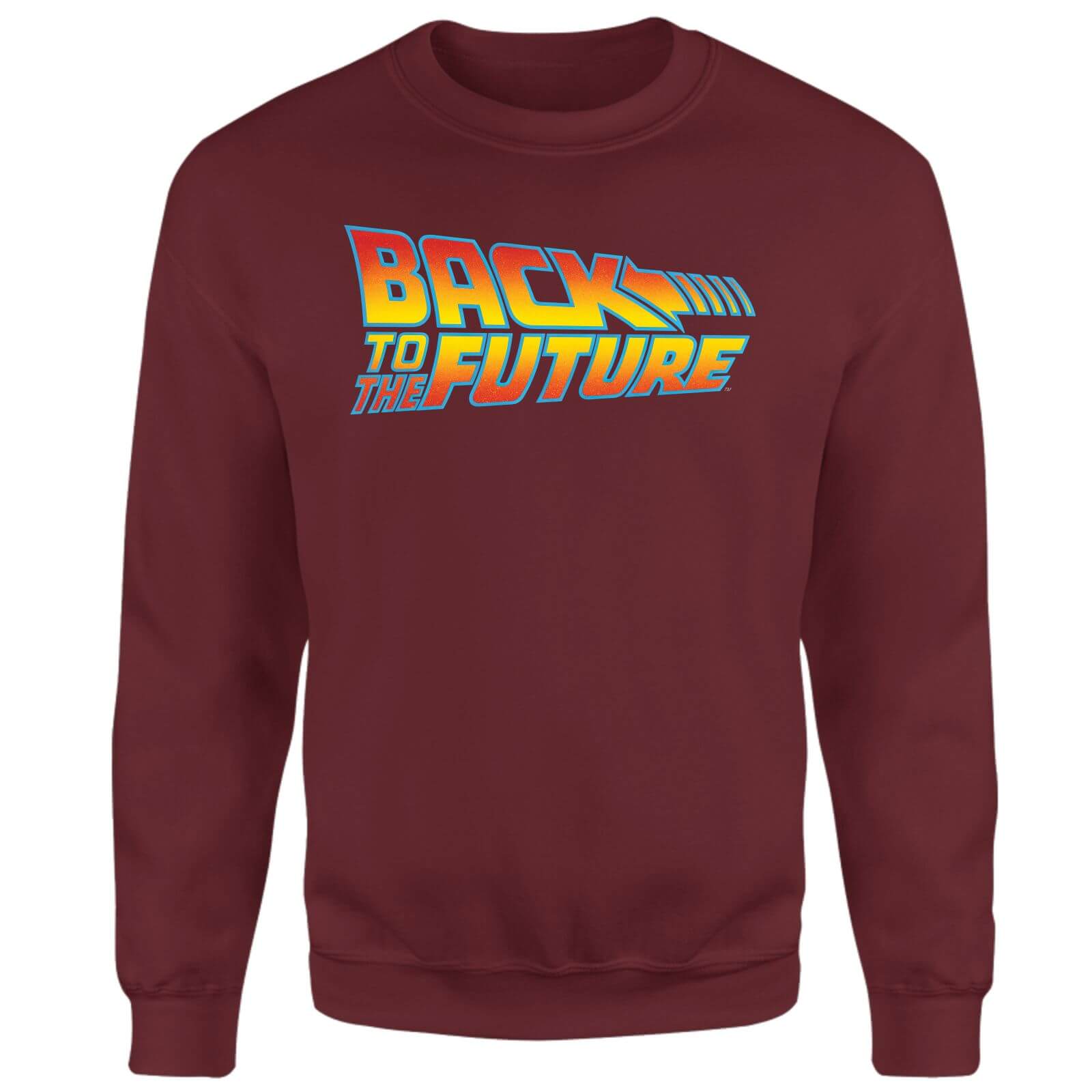 

Back To The Future Classic Logo Sweatshirt - Burgundy - XL - Burgundy