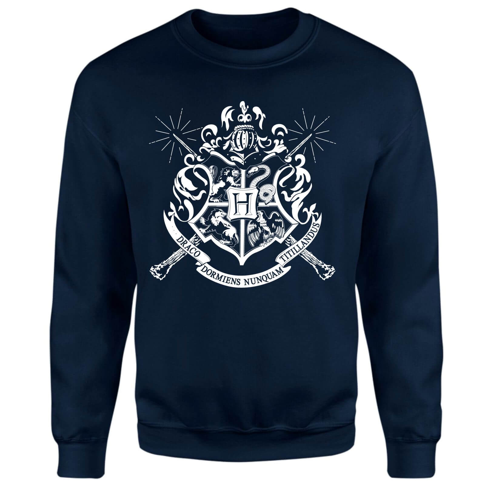 Harry Potter Hogwarts House Crest Sweatshirt - Navy - M