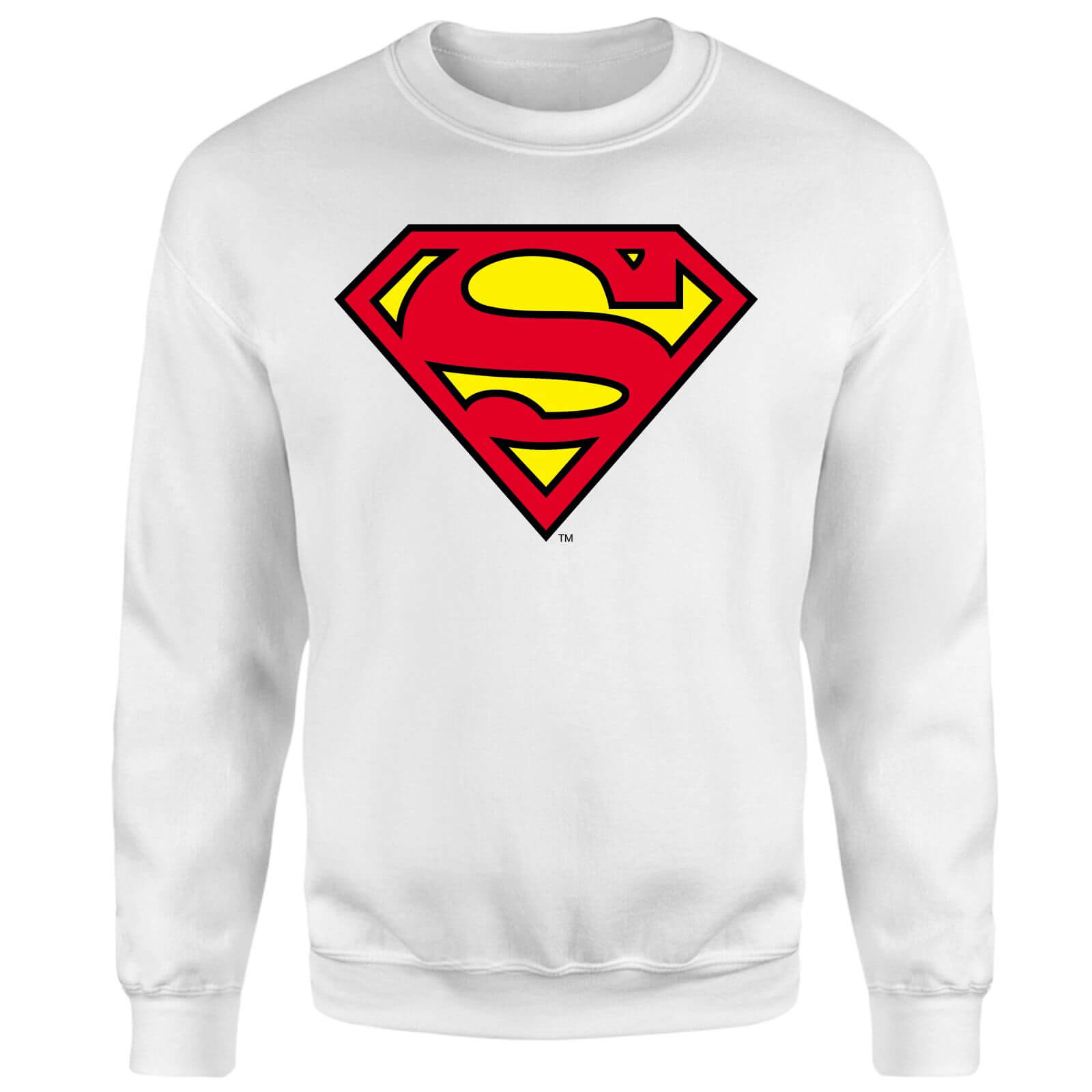 

Official Superman Shield Sweatshirt - White - XXL - Bianco