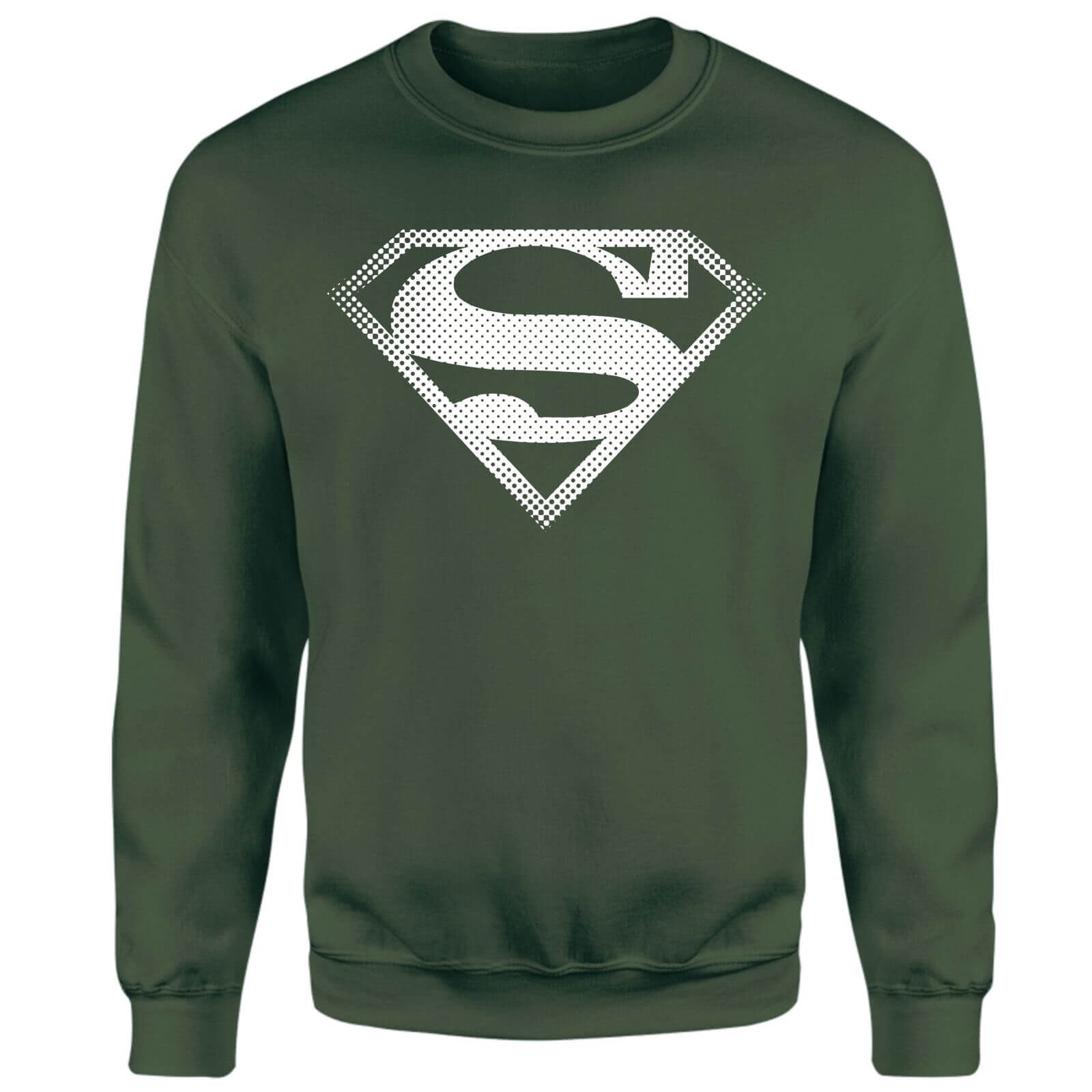 Superman Spot Logo Sweatshirt - Green - XL - Verde