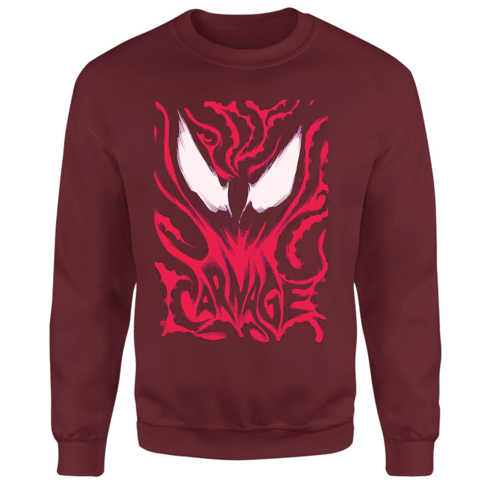 Venom Carnage Sweatshirt - Burgundy - XXL - Burgundy