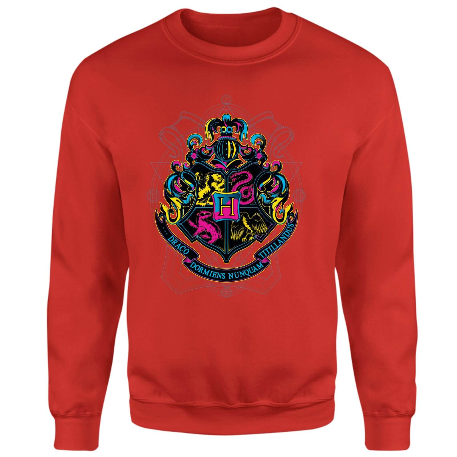 

Harry Potter Hogwarts Neon Crest Sweatshirt - Red - S - Rosso
