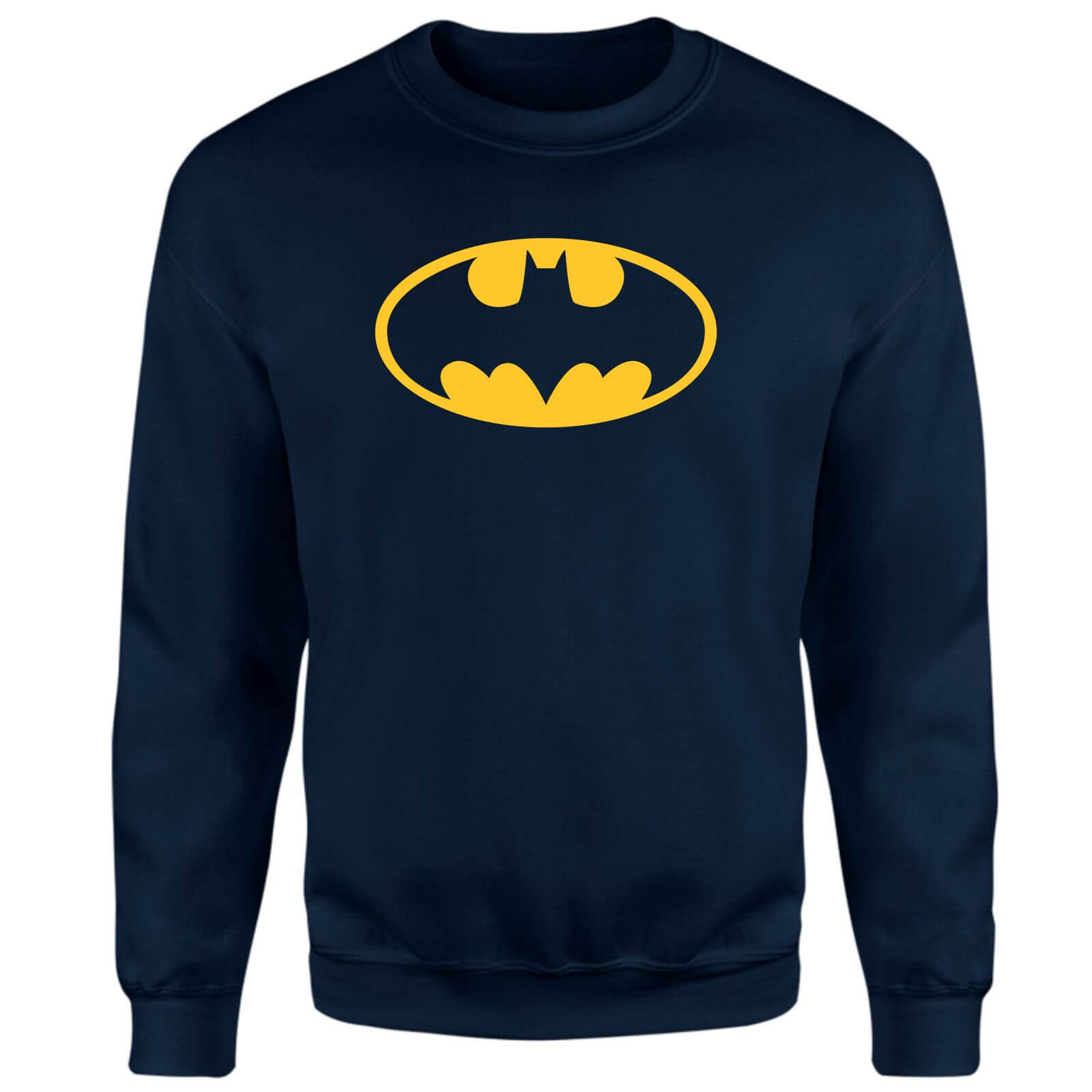 Justice League Batman Logo Sweatshirt - Navy - M - Blu Navy