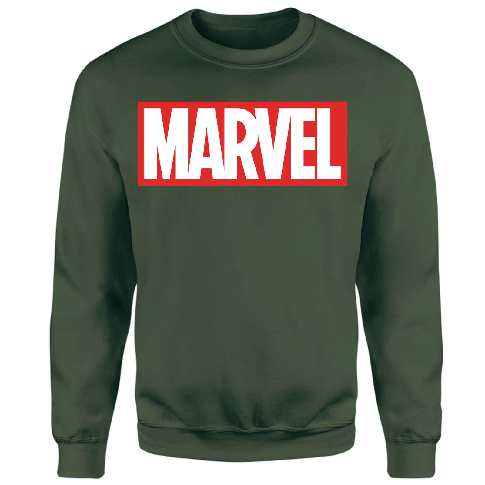 Marvel Logo Sweatshirt – Green – XS – Grün