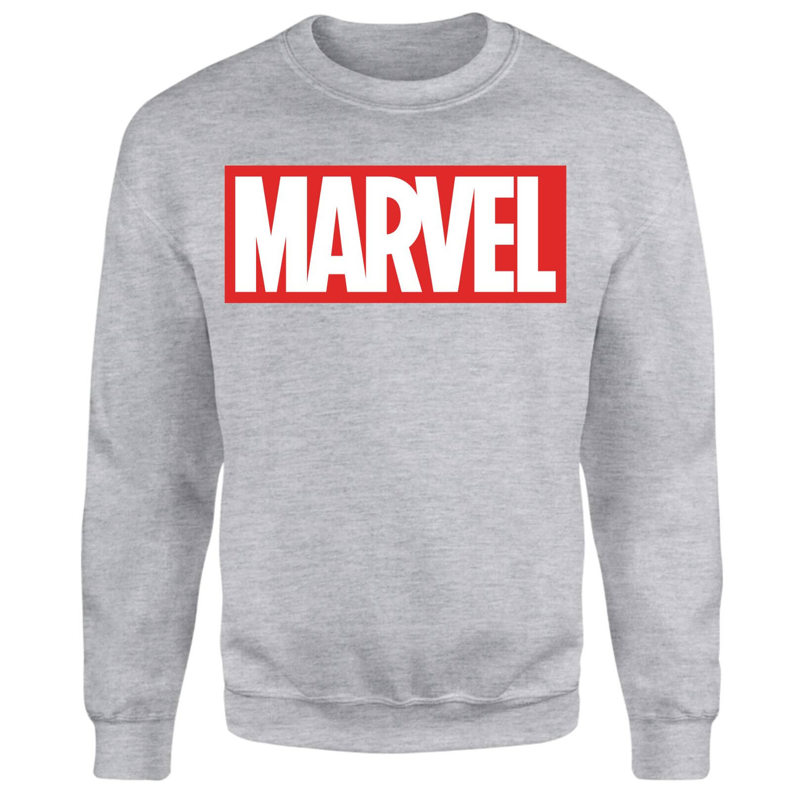Marvel Logo Sweatshirt - Grey - M - Grey