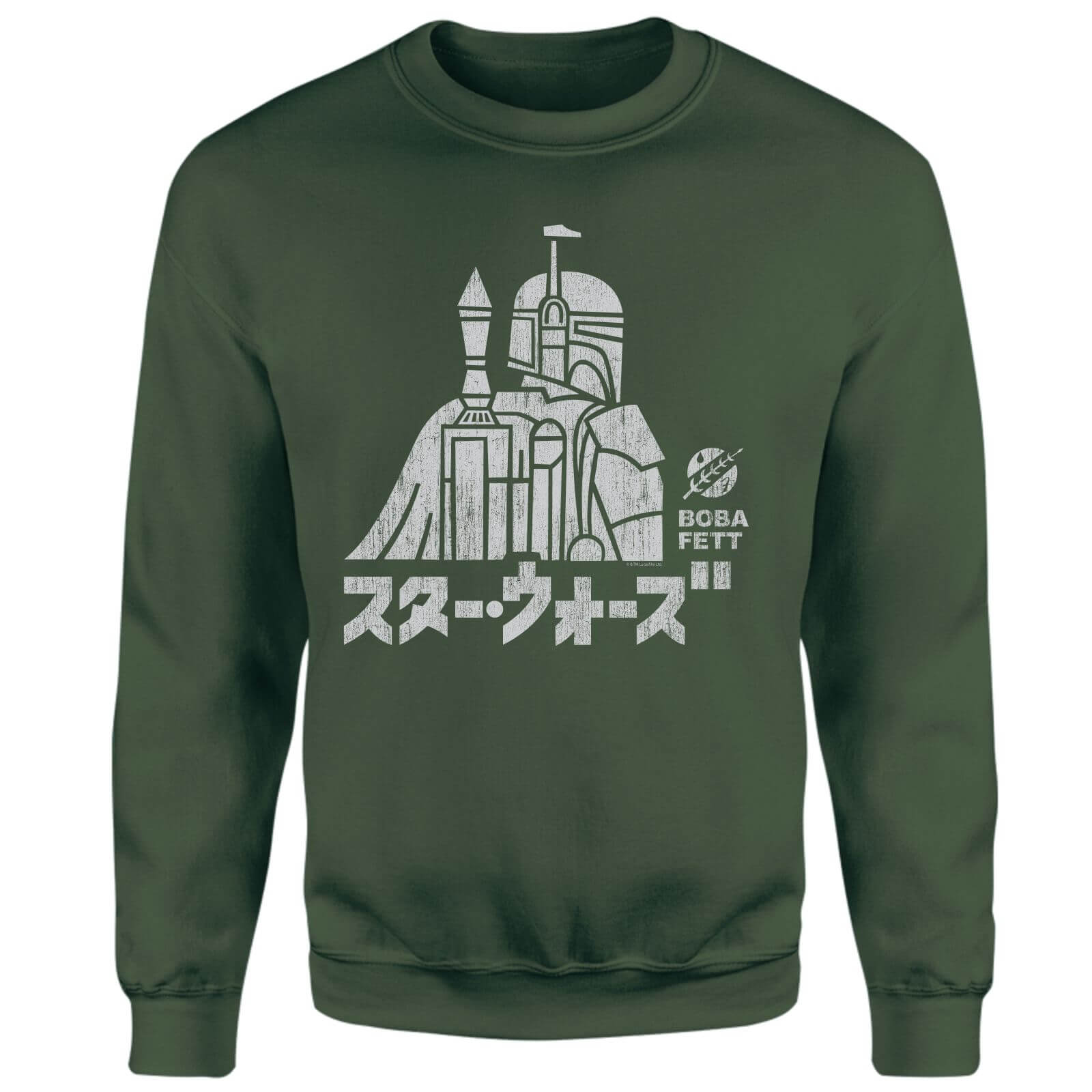 Star Wars Kana Boba Fett Sweatshirt – Green – XS – Grün