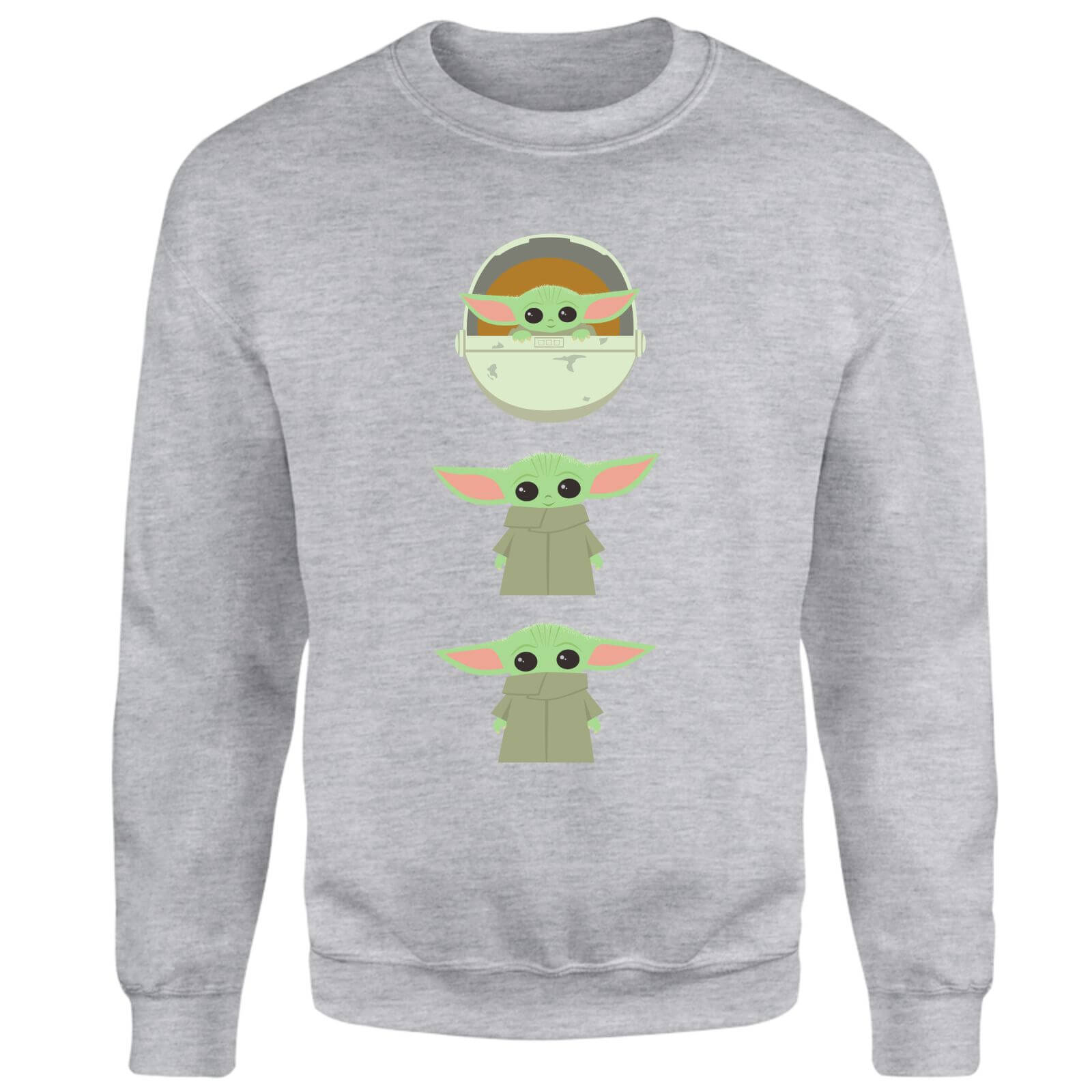 

The Mandalorian The Child Poses Sweatshirt - Grey - S - Grey
