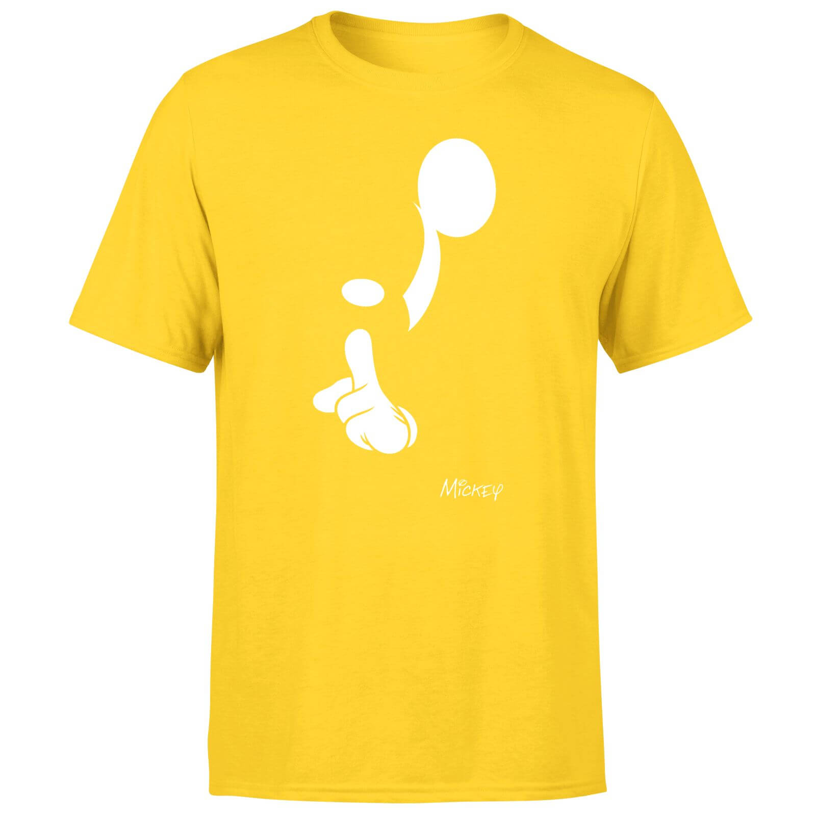 

Shush Men's T-Shirt - Yellow - XS - Giallo