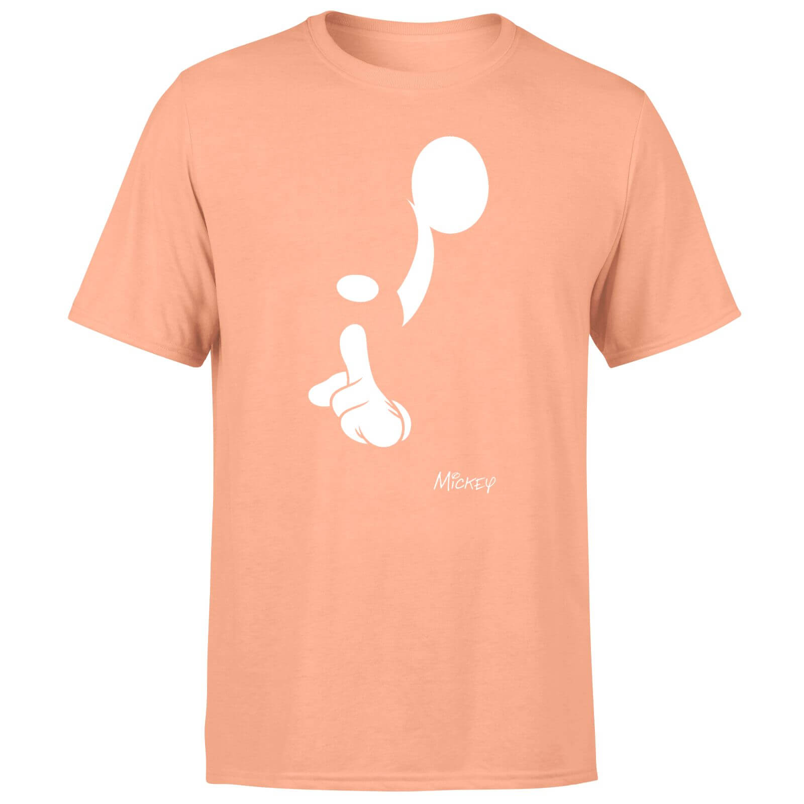 Shush Men's T-Shirt - Coral - XL - Coral