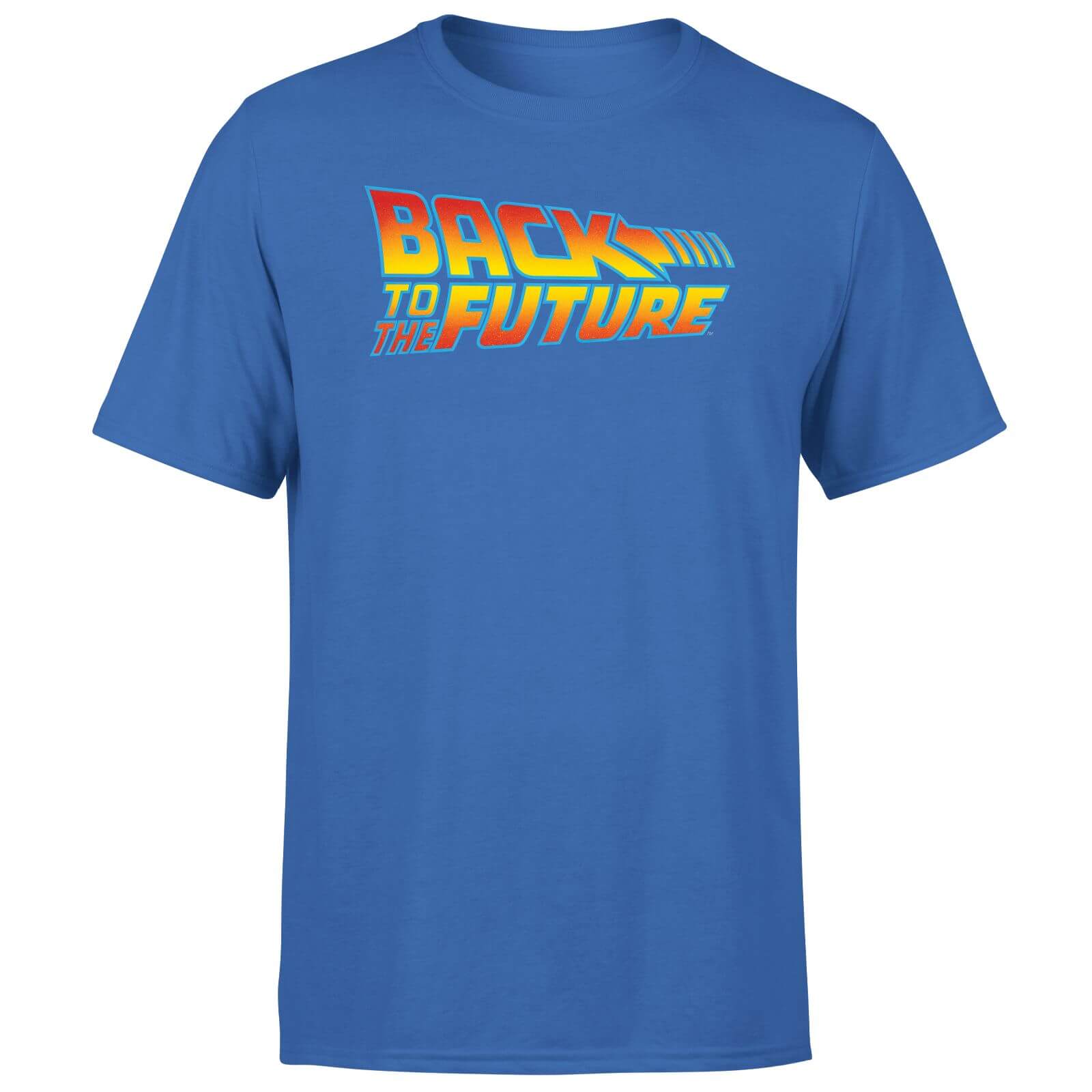 Back To The Future Classic Logo Men's T-Shirt - Blue - M - Blue