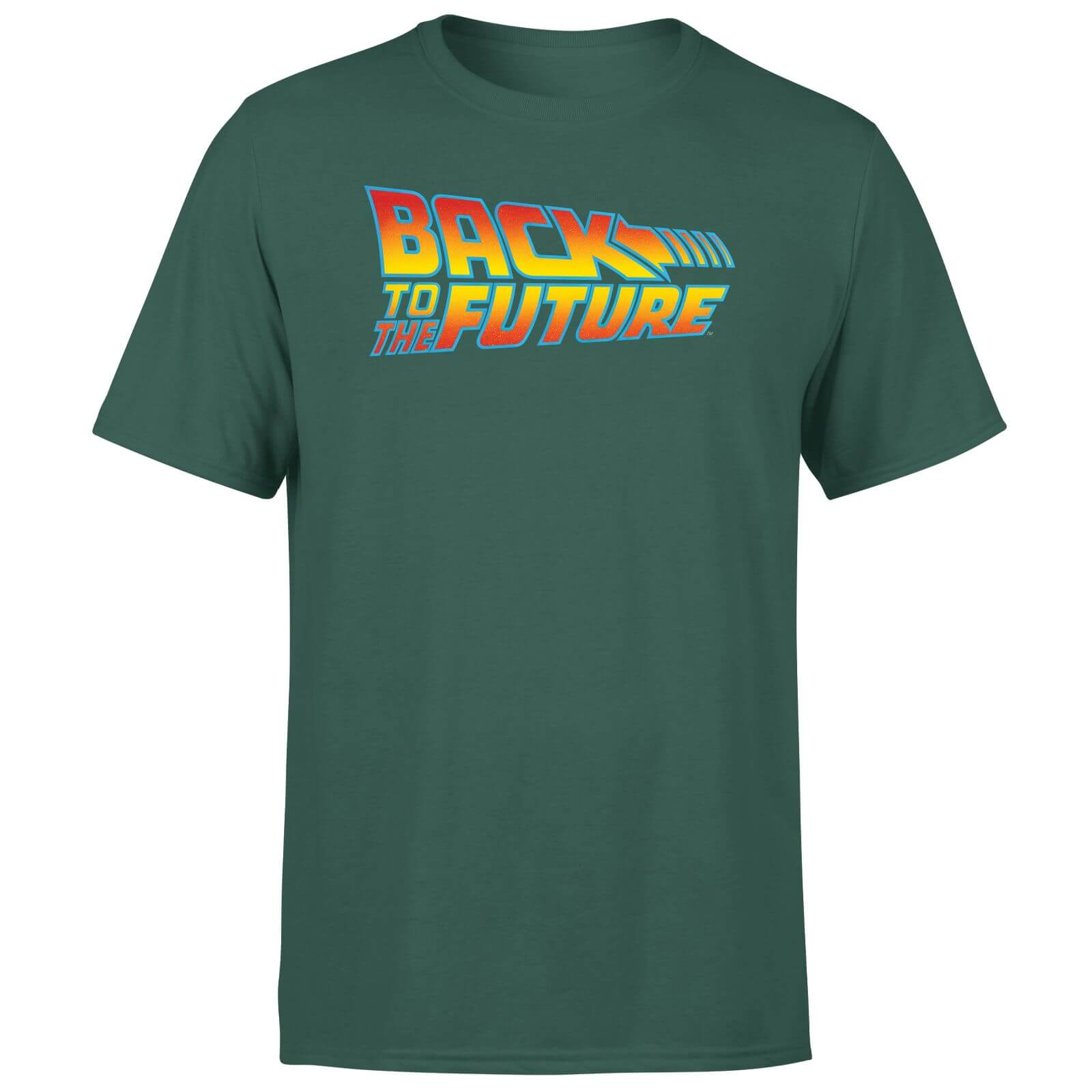 

Back To The Future Classic Logo Men's T-Shirt - Green - XS - Verde