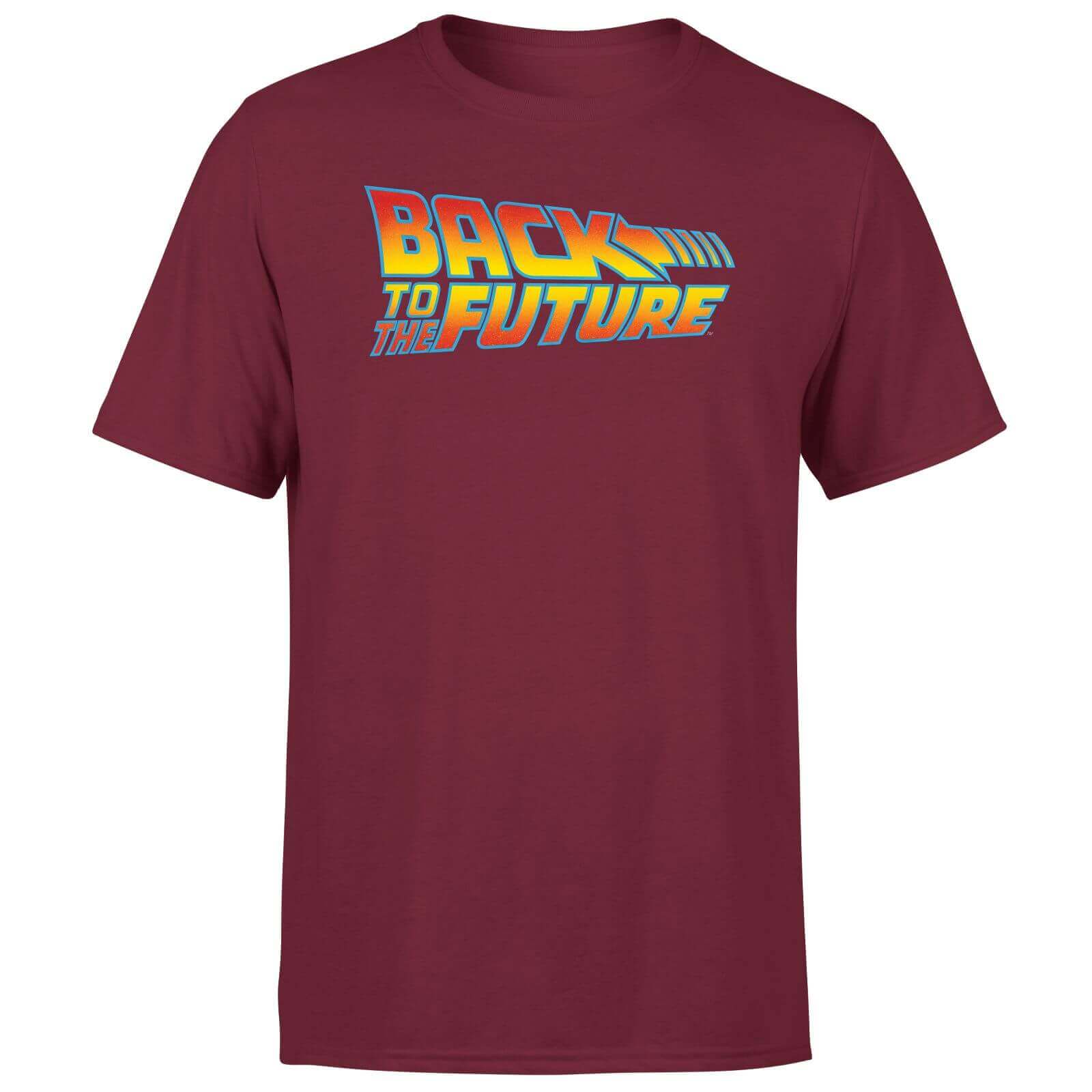 

Back To The Future Classic Logo Men's T-Shirt - Burgundy - XXL - Burgundy