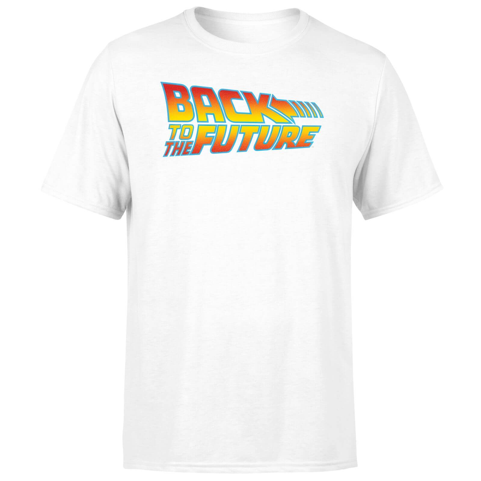 

Back To The Future Classic Logo Men's T-Shirt - White - L - Bianco
