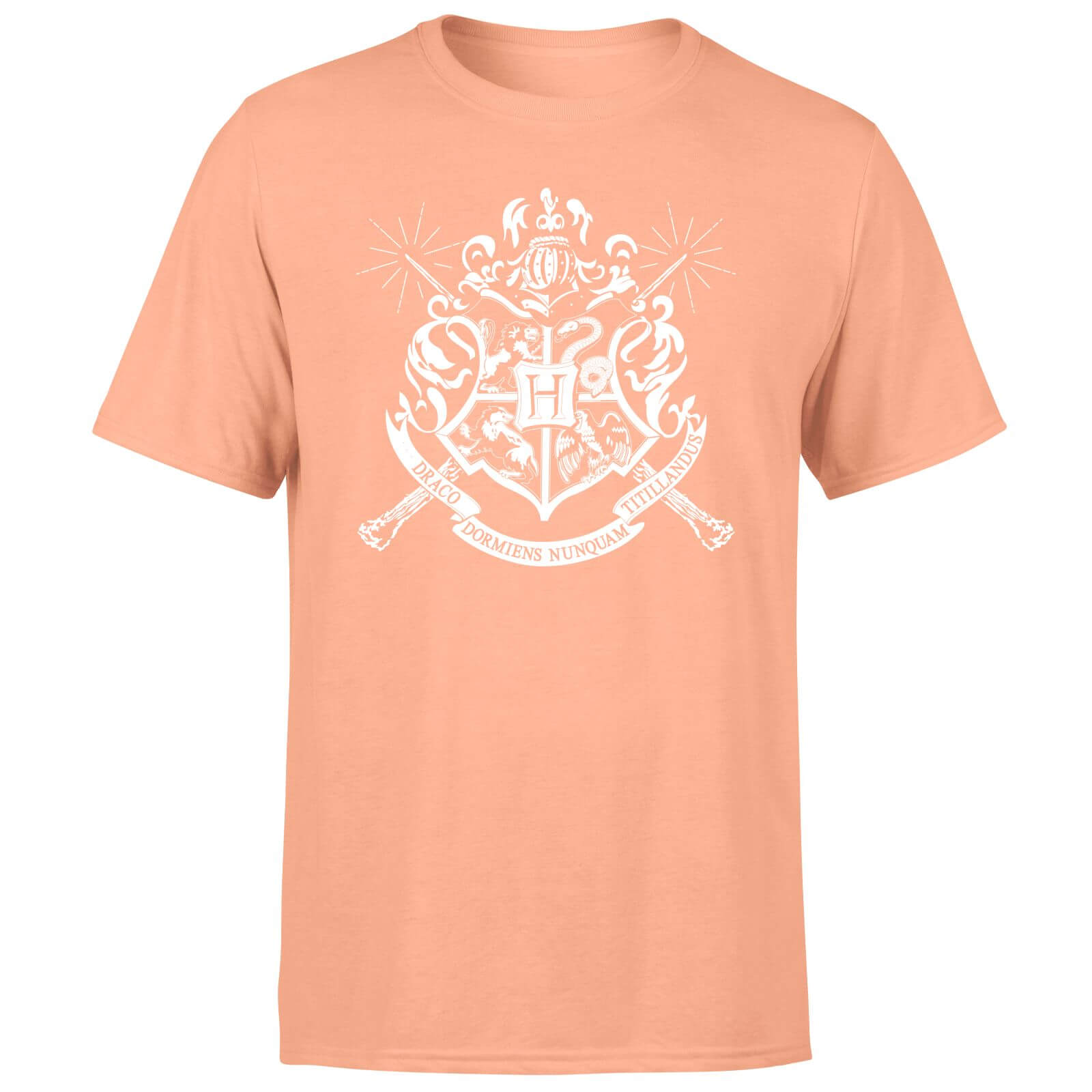 Harry Potter Hogwarts House Crest Men's T-Shirt - Coral - M - Corallo