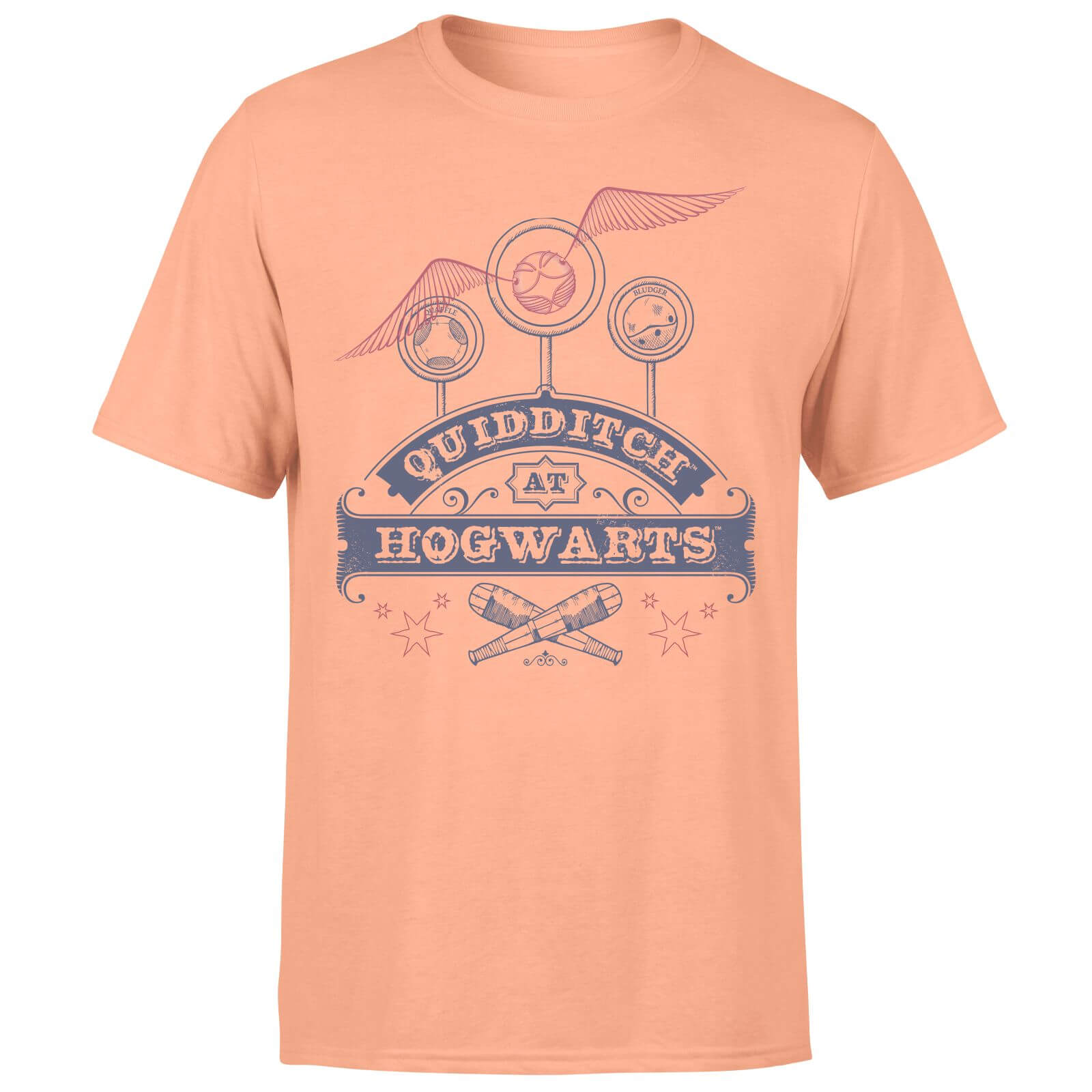 

Harry Potter Quidditch At Hogwarts Men's T-Shirt - Coral - XXL - Corallo