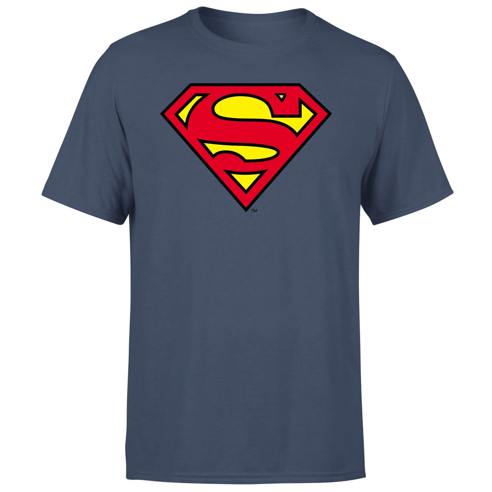 

Official Superman Shield Men's T-Shirt - Navy - XL - Blu Navy