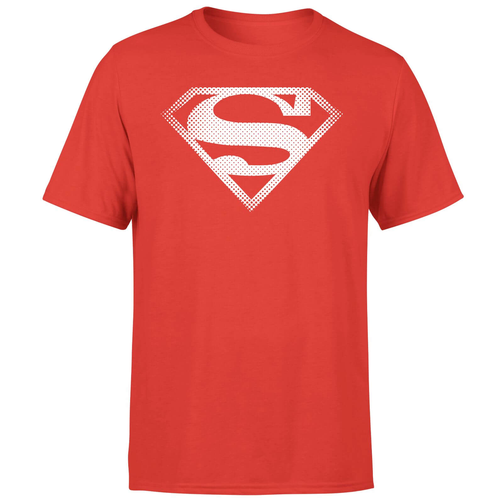 Superman Spot Logo Men's T-Shirt - Red - XS - Red