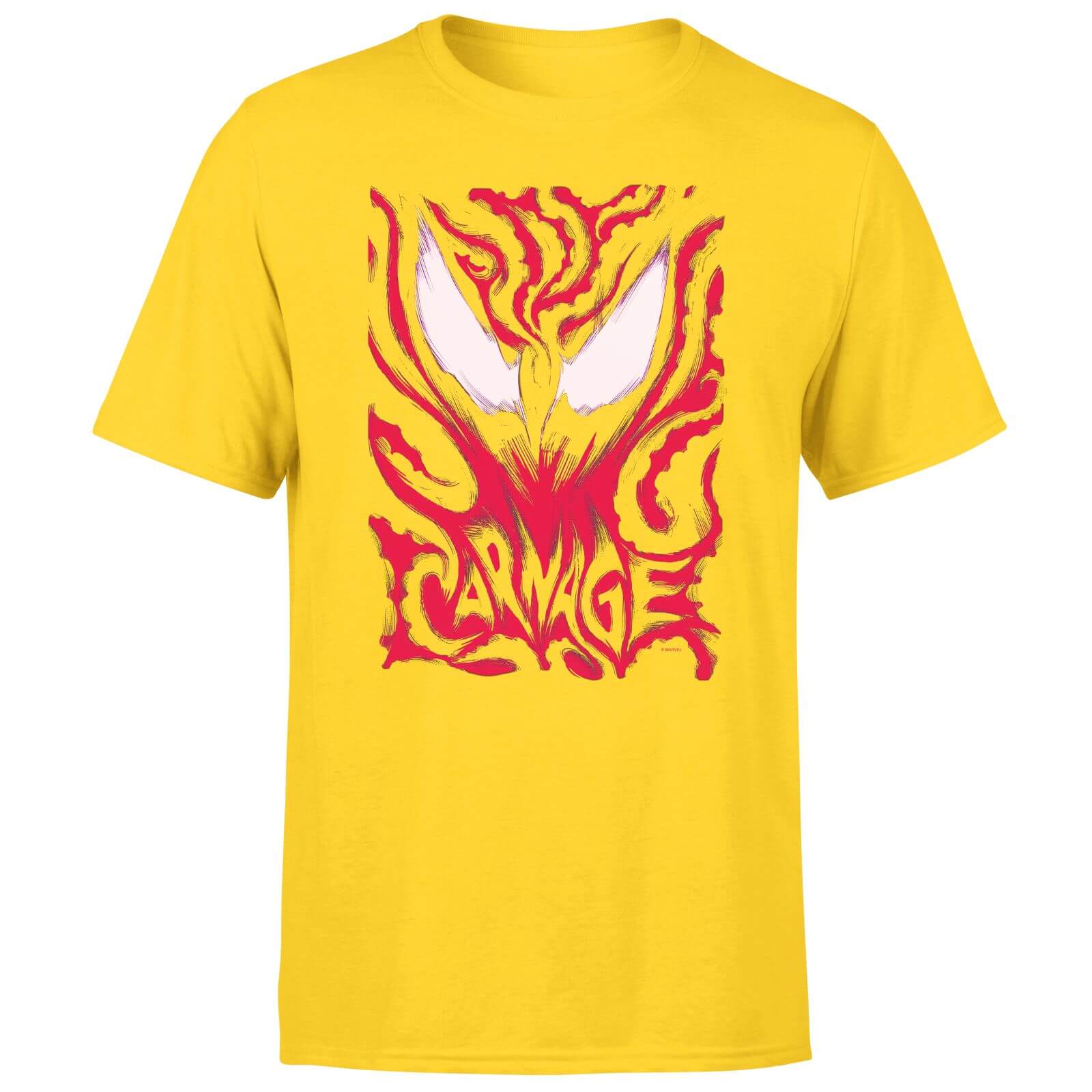 Venom Carnage Men's T-Shirt - Yellow - XXL - Yellow