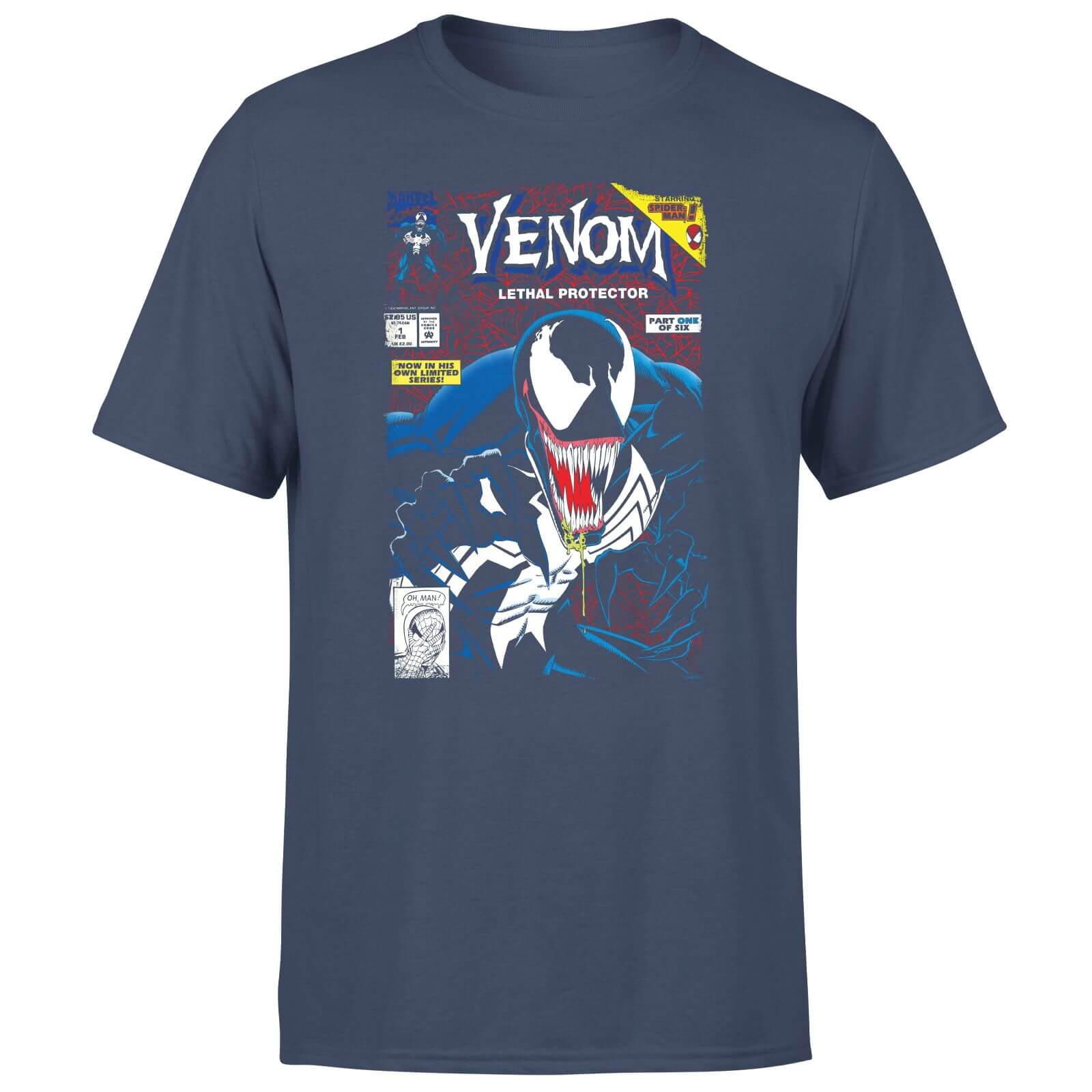 Venom Lethal Protector Men's T-Shirt - Navy - M - Blu Navy
