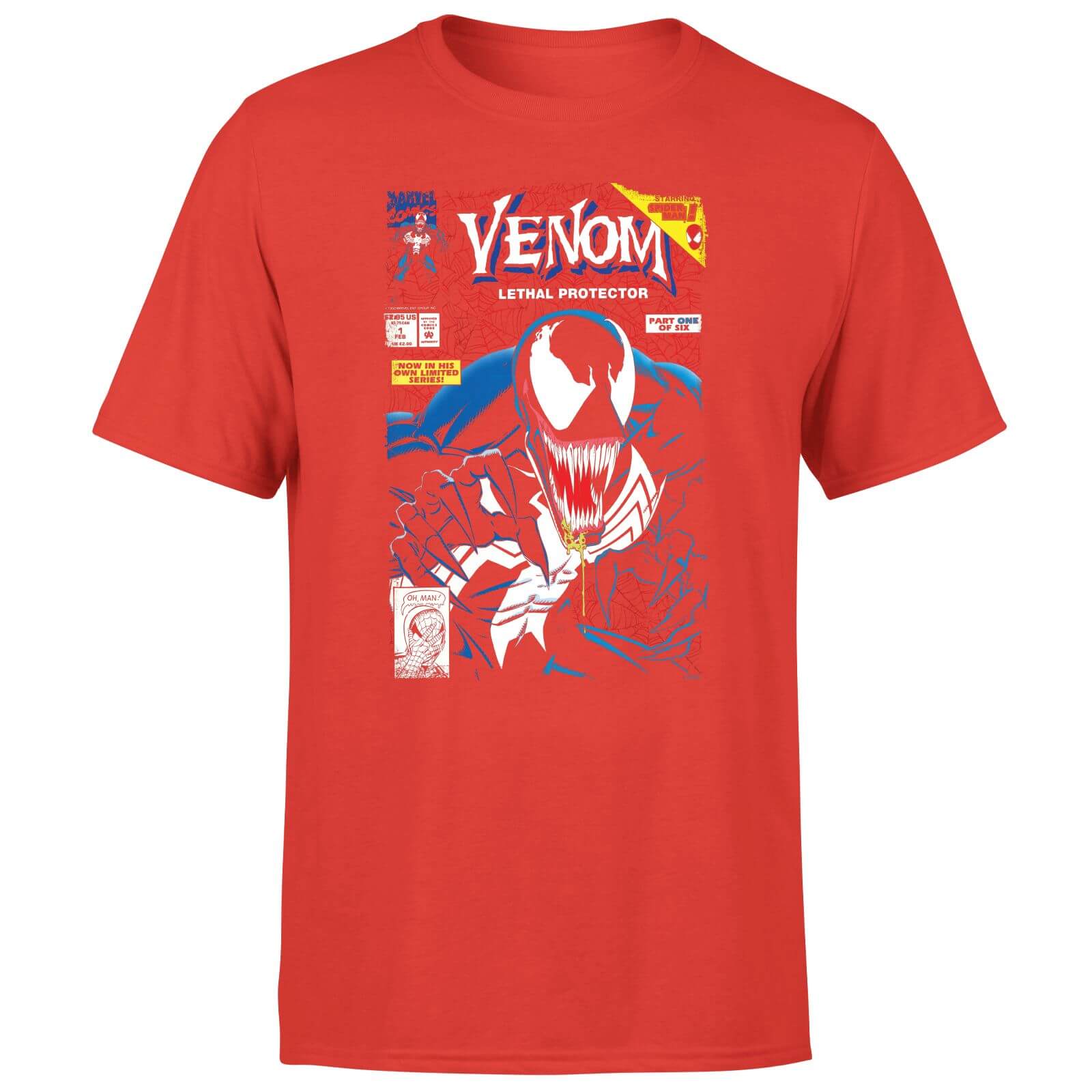 Venom Lethal Protector Men's T-Shirt - Red - L - Rosso