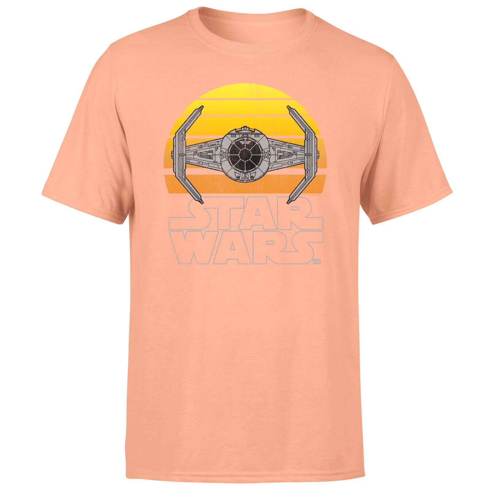 

Star Wars Classic Sunset Tie Men's T-Shirt - Coral - S - Corallo