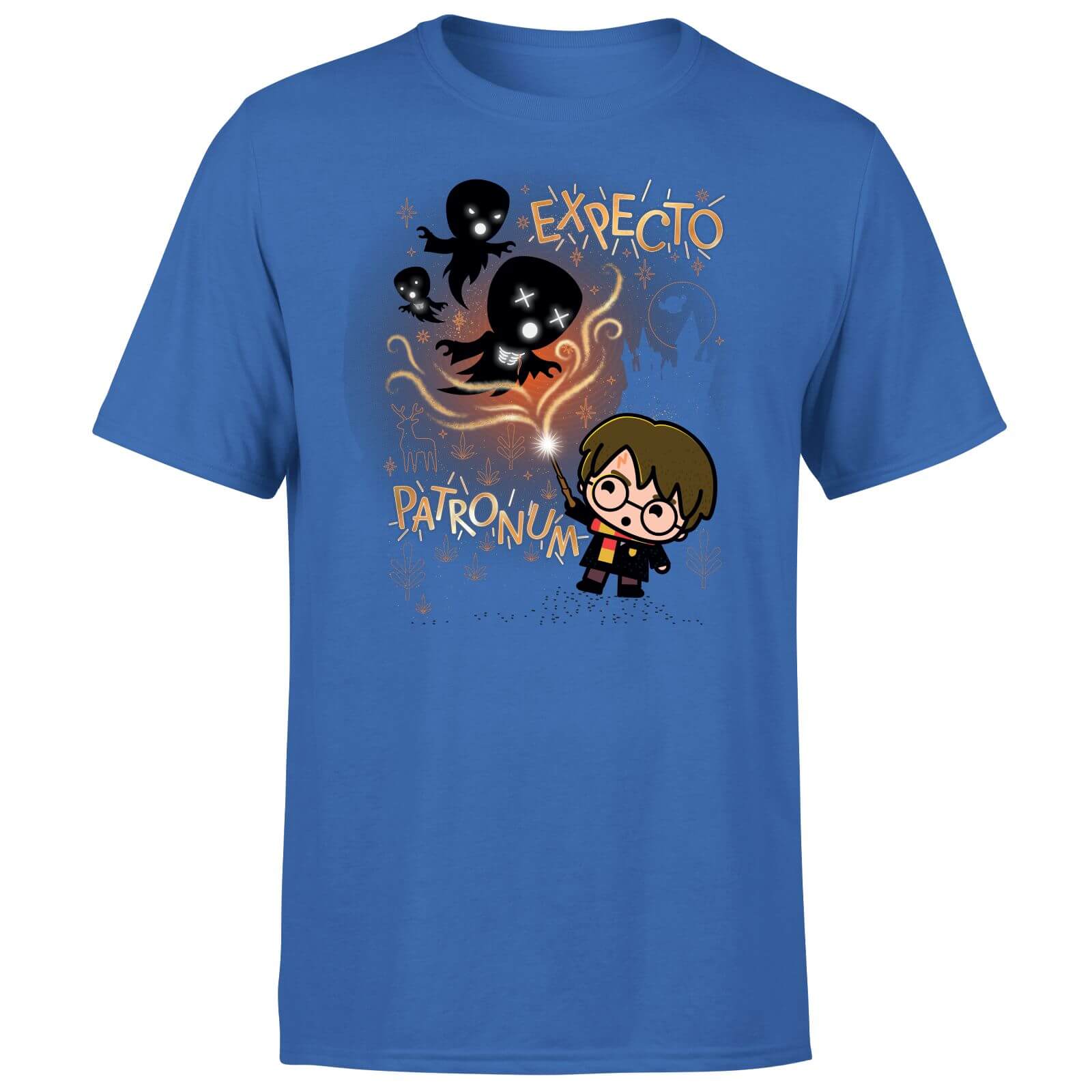 

Harry Potter Kids Expecto Patronum Men's T-Shirt - Blue - S - Blue