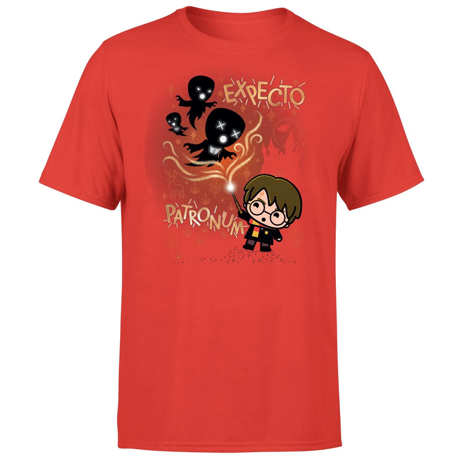 

Harry Potter Kids Expecto Patronum Men's T-Shirt - Red - XS - Rosso