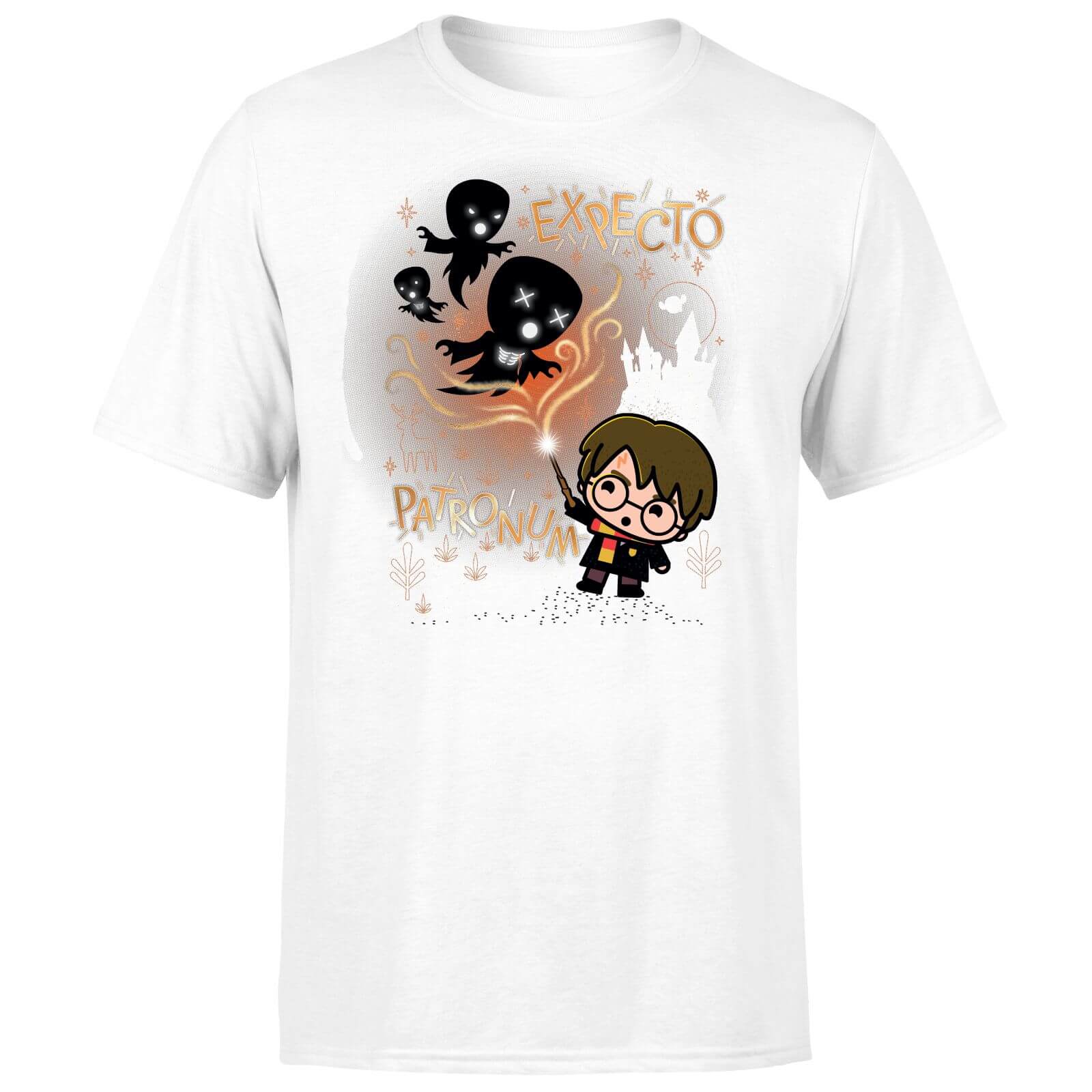 

Harry Potter Kids Expecto Patronum Men's T-Shirt - White - XXL - Bianco