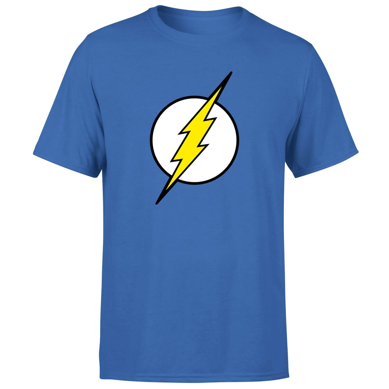 Justice League Flash Logo Men's T-Shirt - Blue - S - Blue