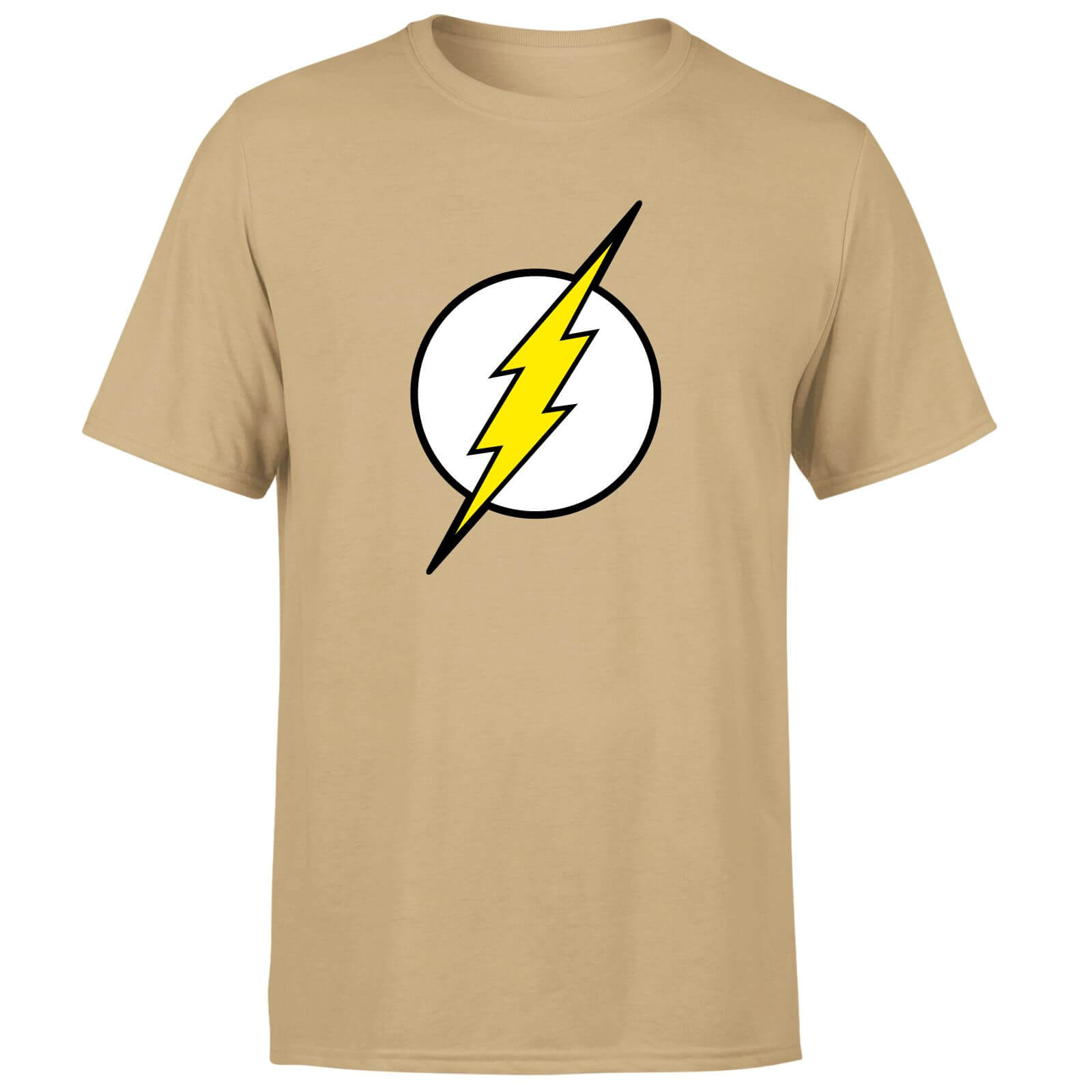 

Justice League Flash Logo Men's T-Shirt - Tan - XXL - Tan