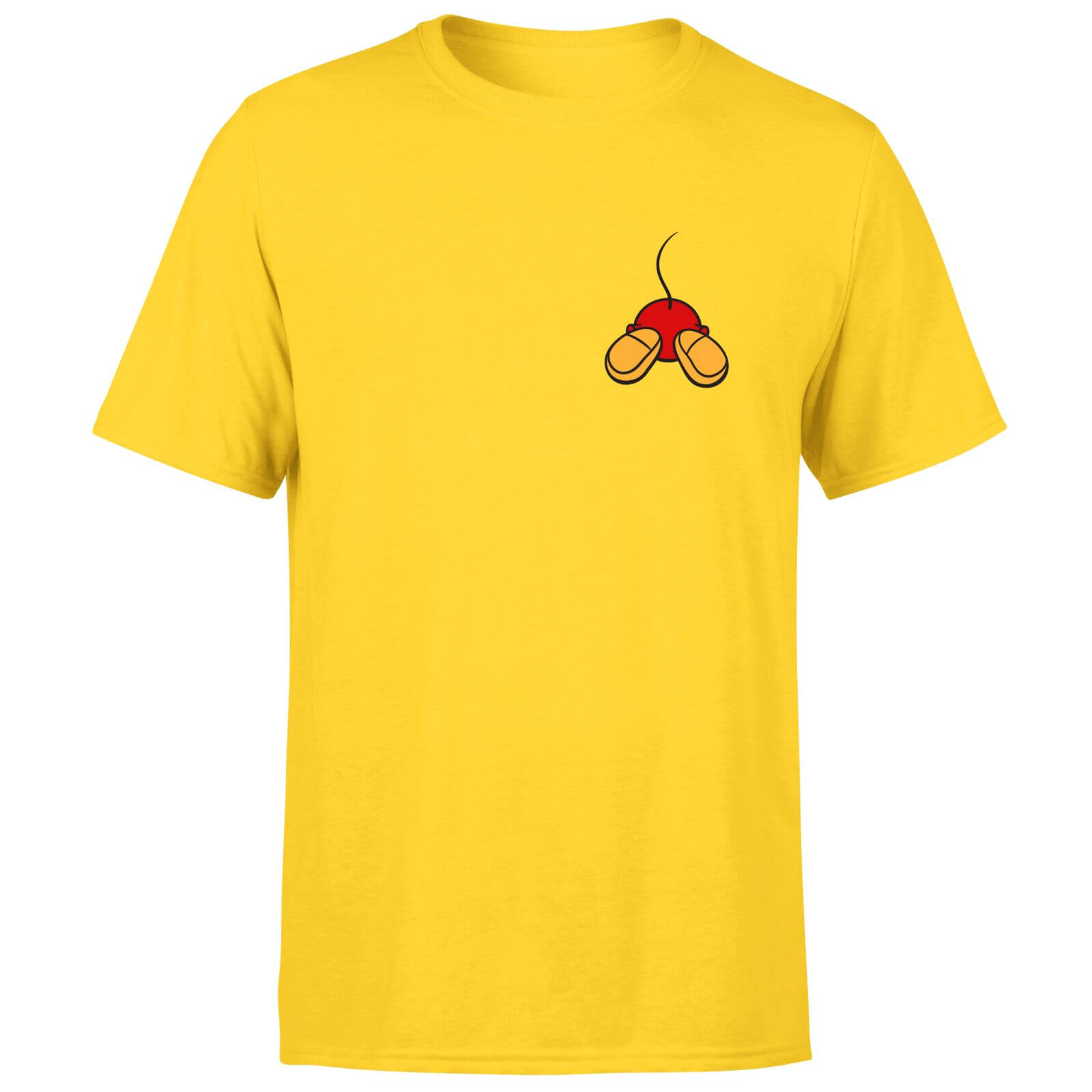 

Disney Mickey Mouse Backside Men's T-Shirt - Yellow - S - Giallo