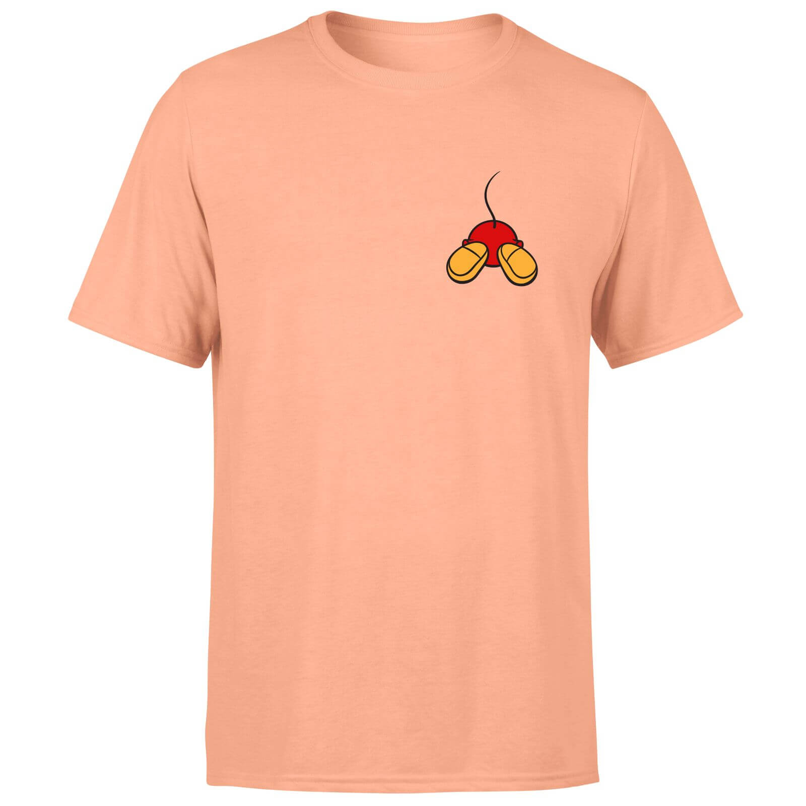 

Disney Mickey Mouse Backside Men's T-Shirt - Coral - M - Corallo