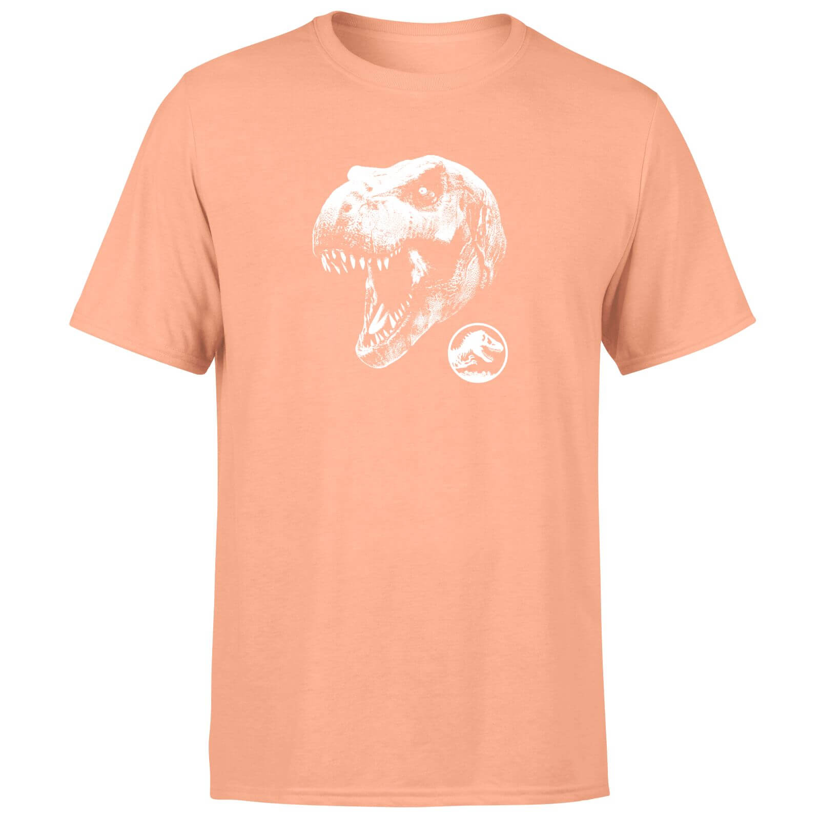 

Jurassic Park T Rex Men's T-Shirt - Coral - XL - Corallo