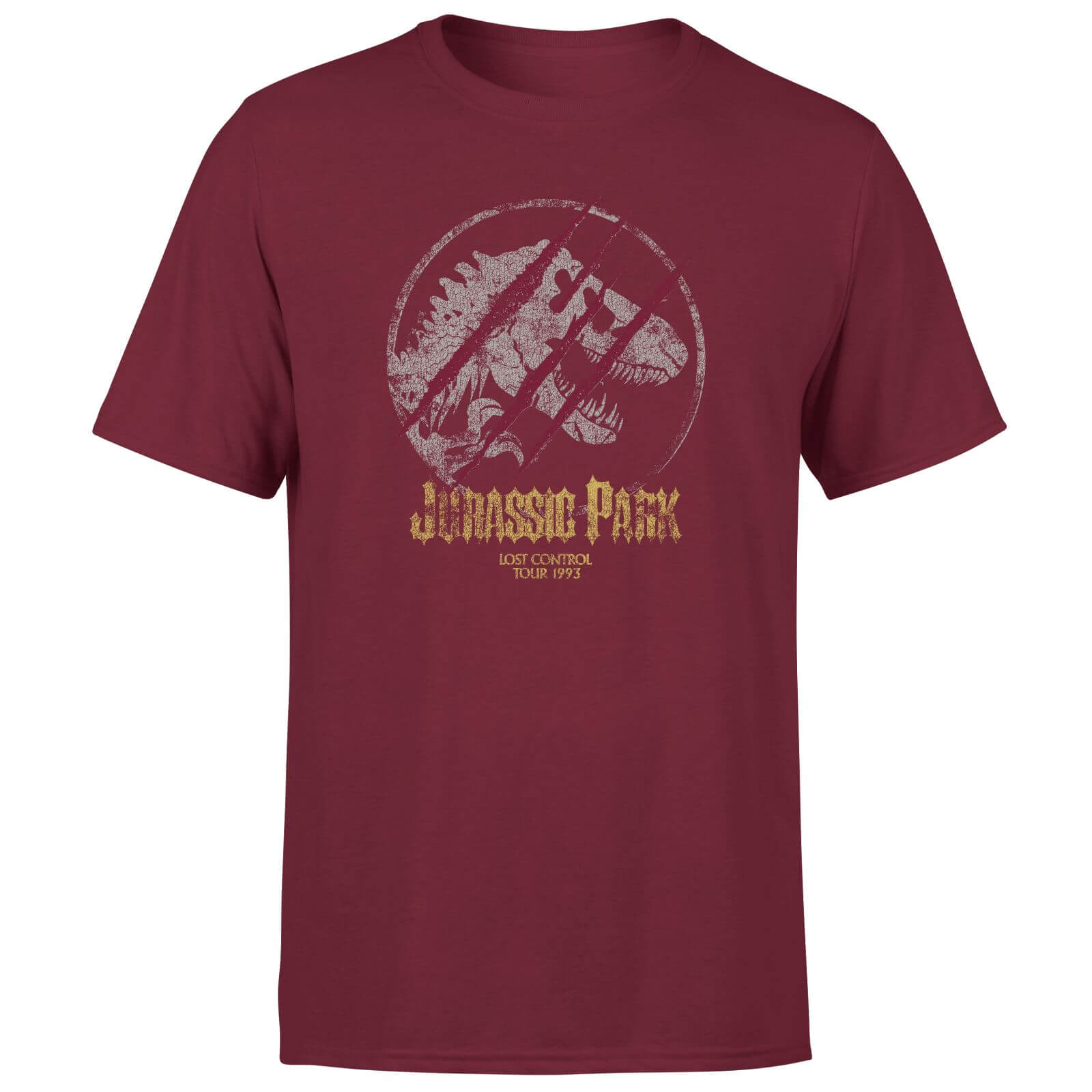 

Jurassic Park Lost Control Men's T-Shirt - Burgundy - L - Burgundy