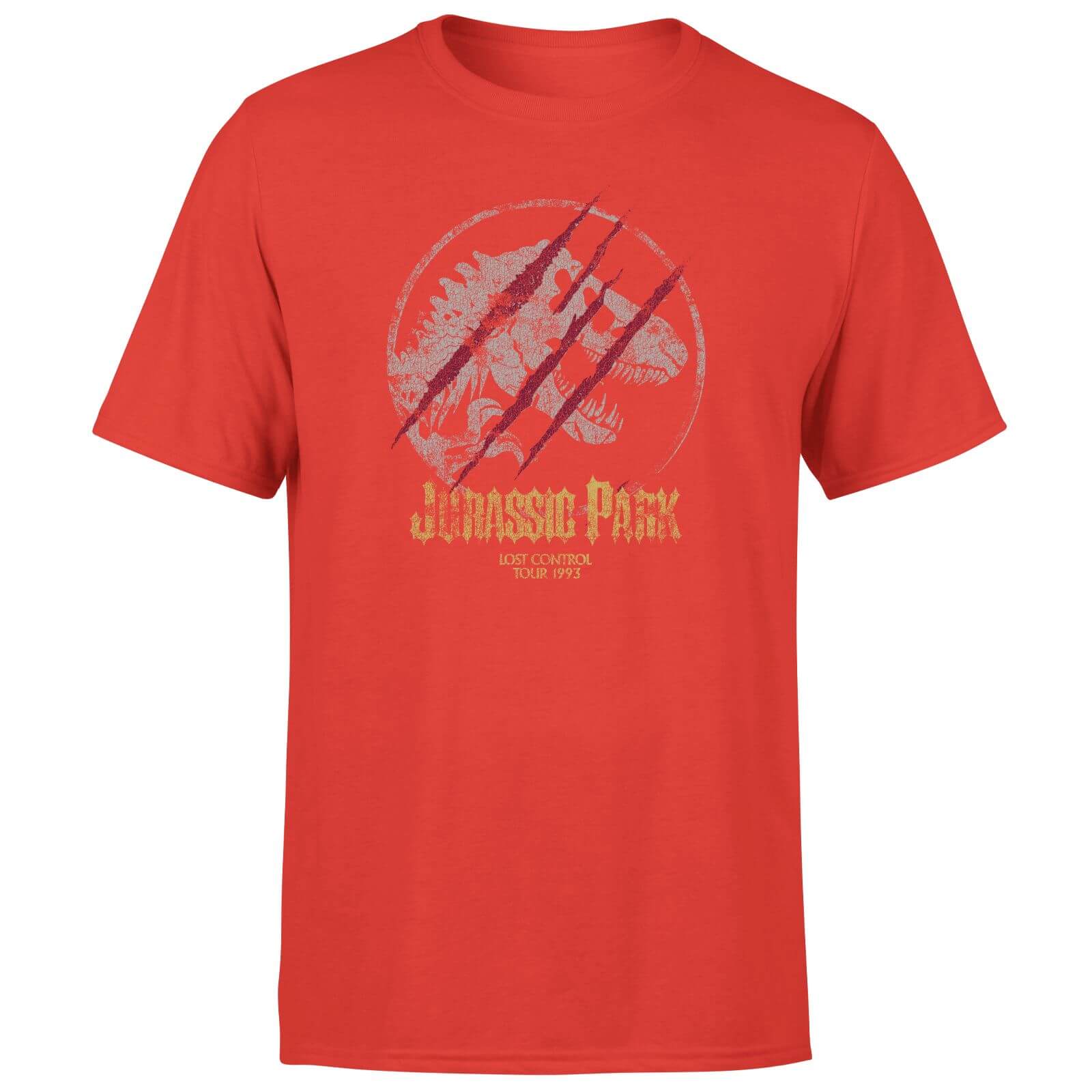 

Jurassic Park Lost Control Men's T-Shirt - Red - XS - Rosso