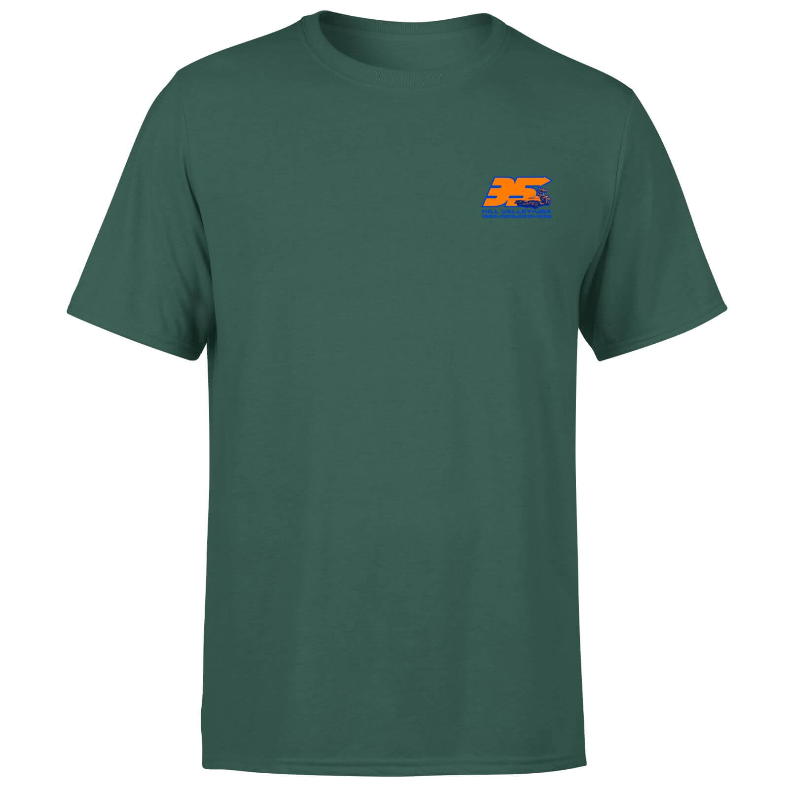 

Back To The Future 35 Hill Valley Front Men's T-Shirt - Green - S - Verde