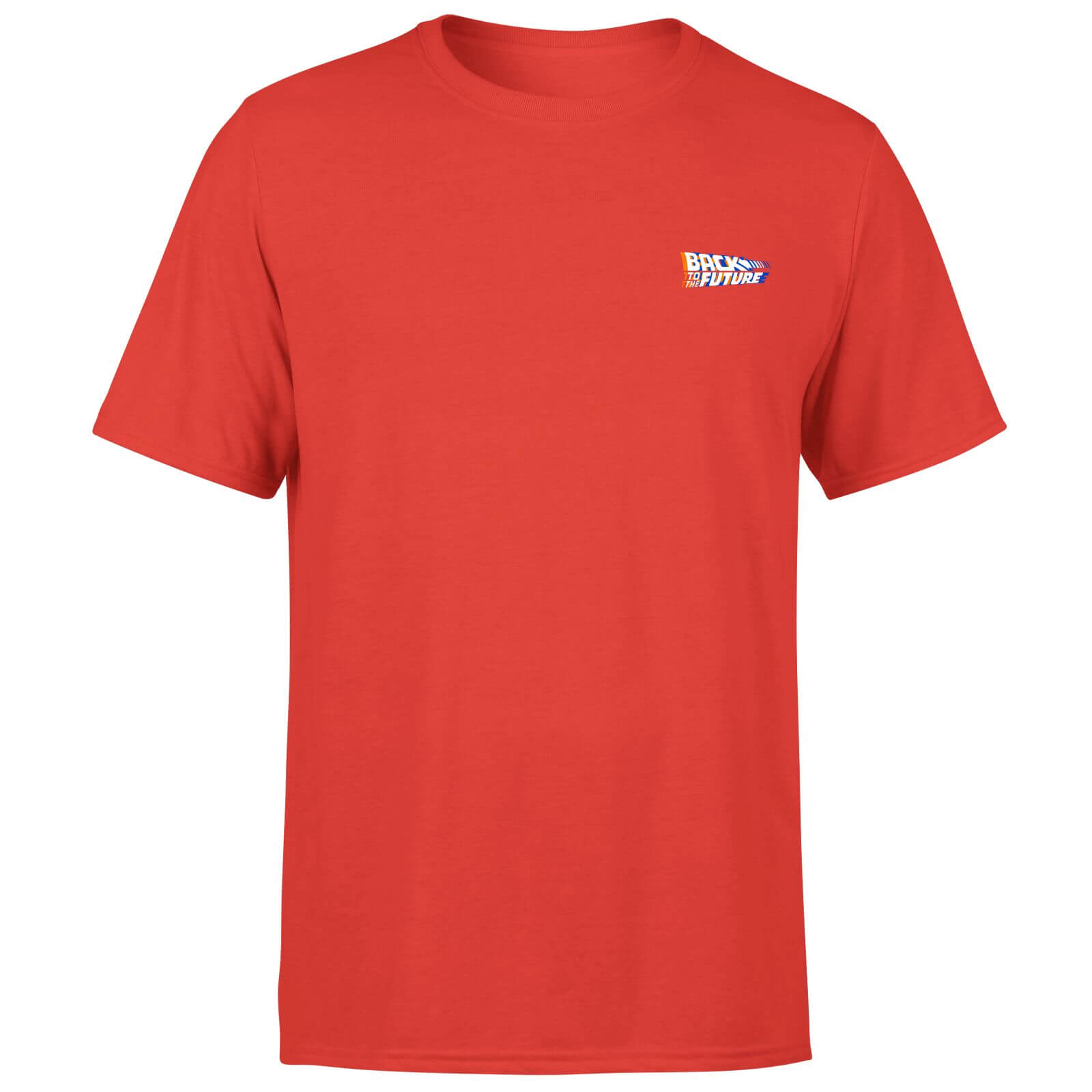 Back To The Future Men's T-Shirt - Red - S - Rosso