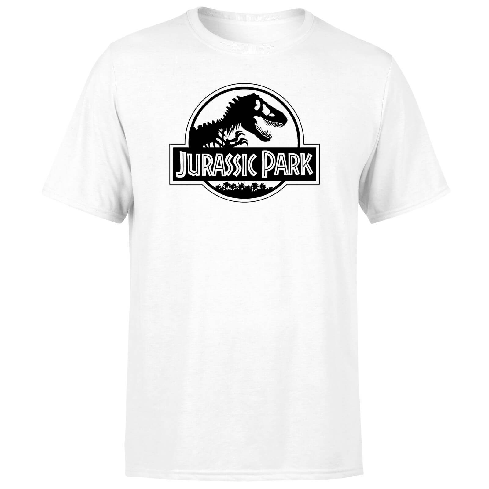 

Jurassic Park Logo Men's T-Shirt - White - XXL - Bianco