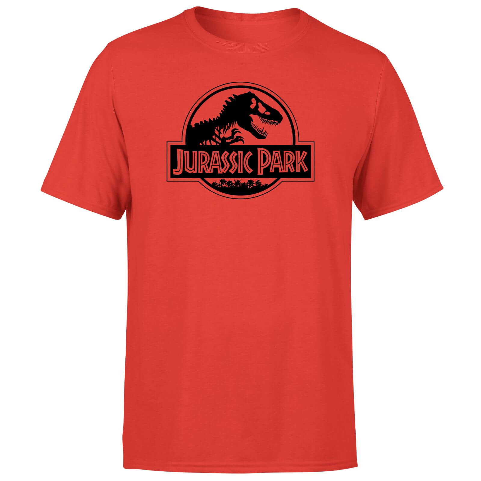 Jurassic Park Logo Men's T-Shirt - Red - M - Rosso