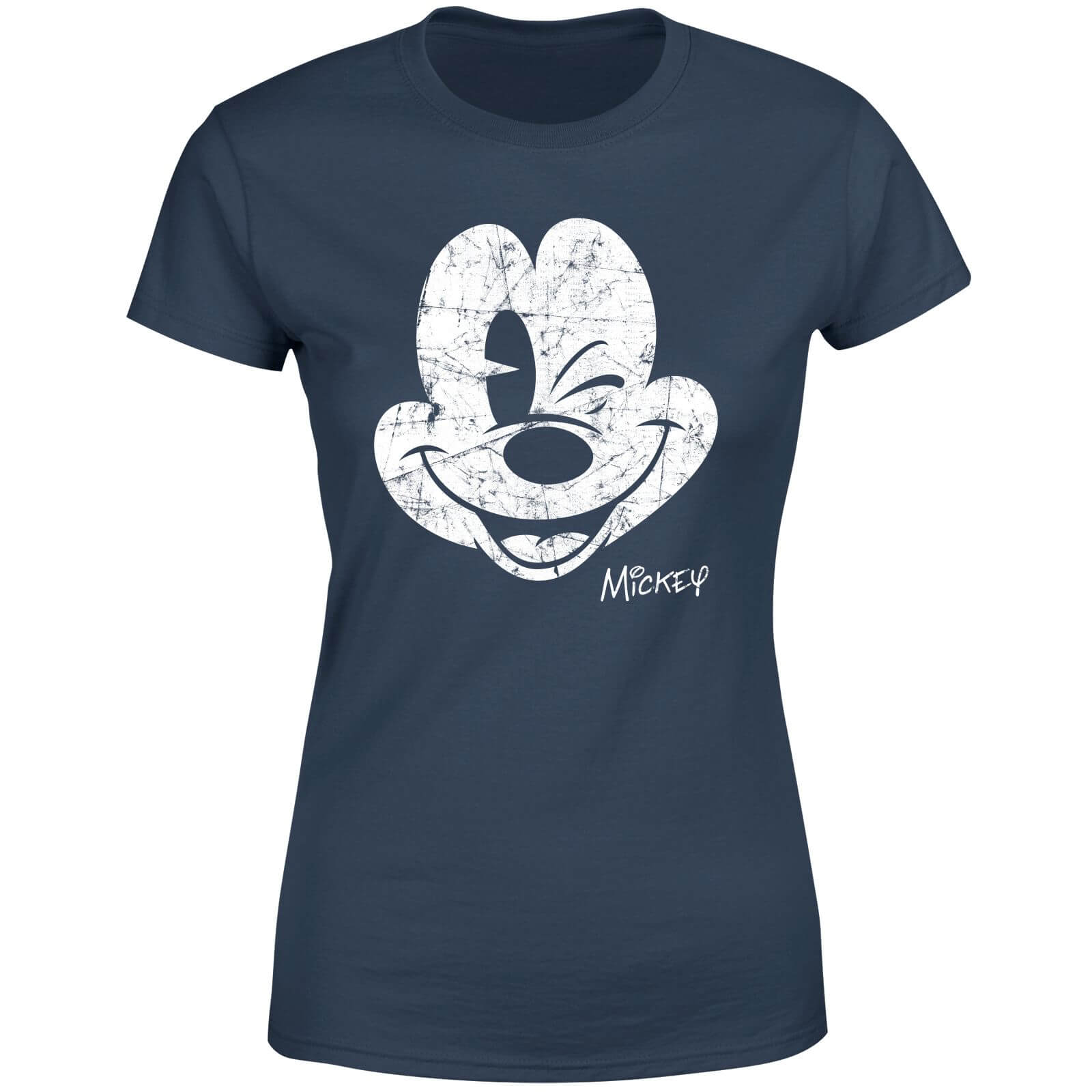 

Disney Mickey Mouse Worn Face Women's T-Shirt - Navy - S - Blu Navy