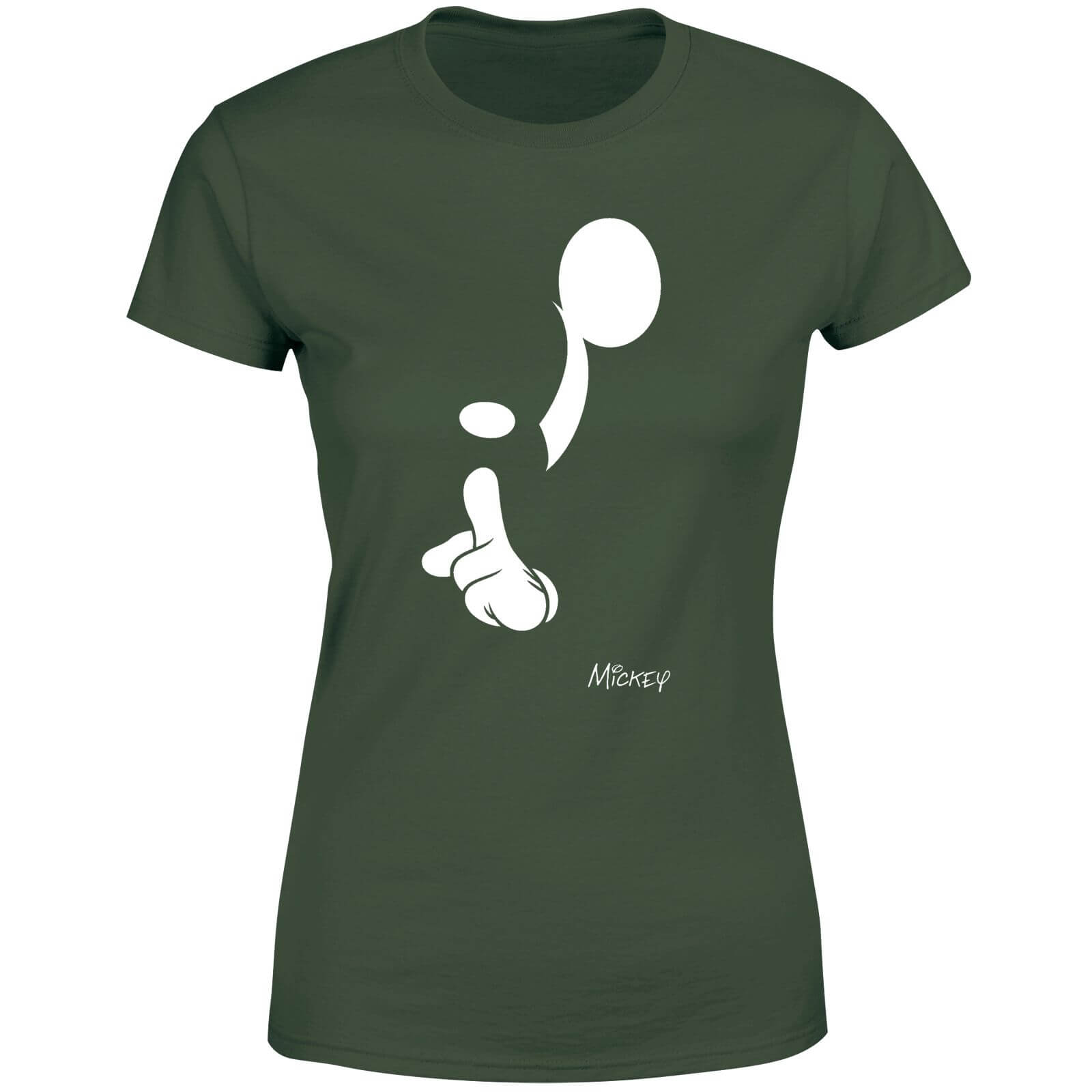 Disney Shush Women's T-Shirt - Green - L - Verde