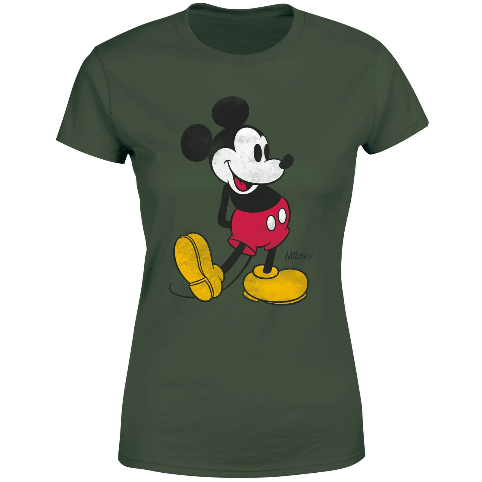 

Disney Mickey Mouse Classic Kick Women's T-Shirt - Green - S - Verde