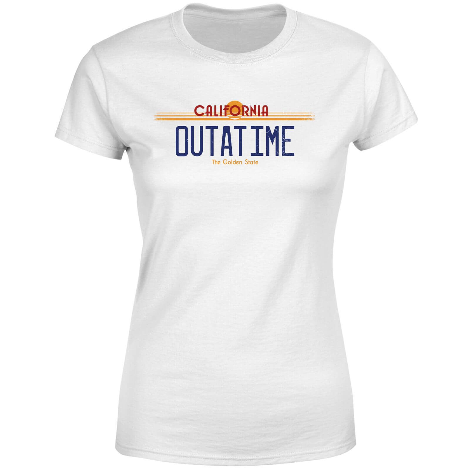 

Back To The Future Outatime Plate Women's T-Shirt - White - M - Bianco