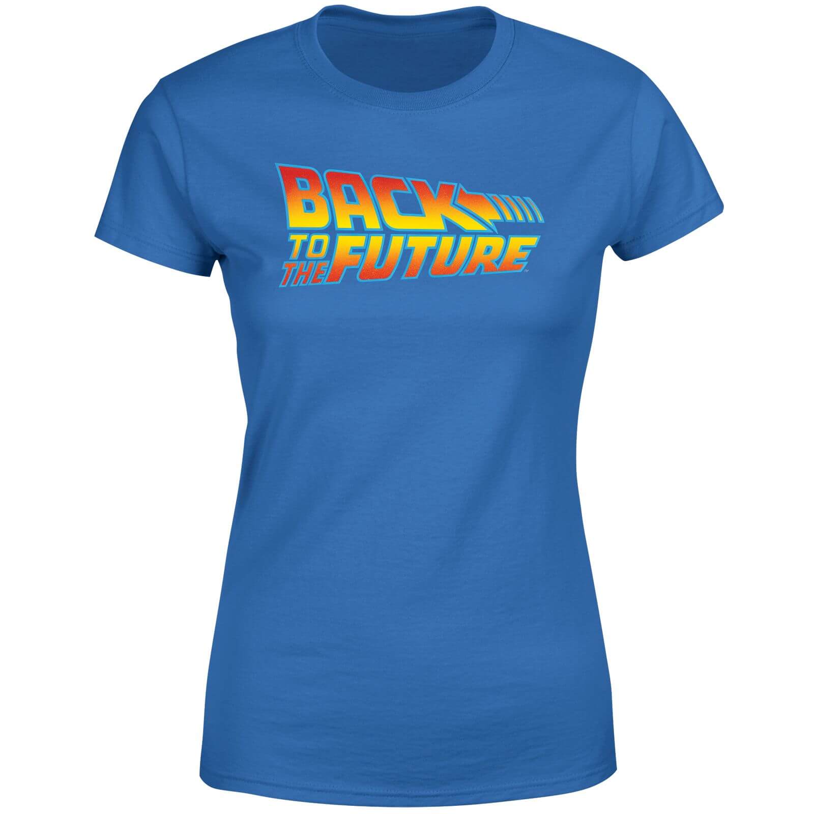 Back To The Future Classic Logo Women's T-Shirt - Blue - XXL - Blue