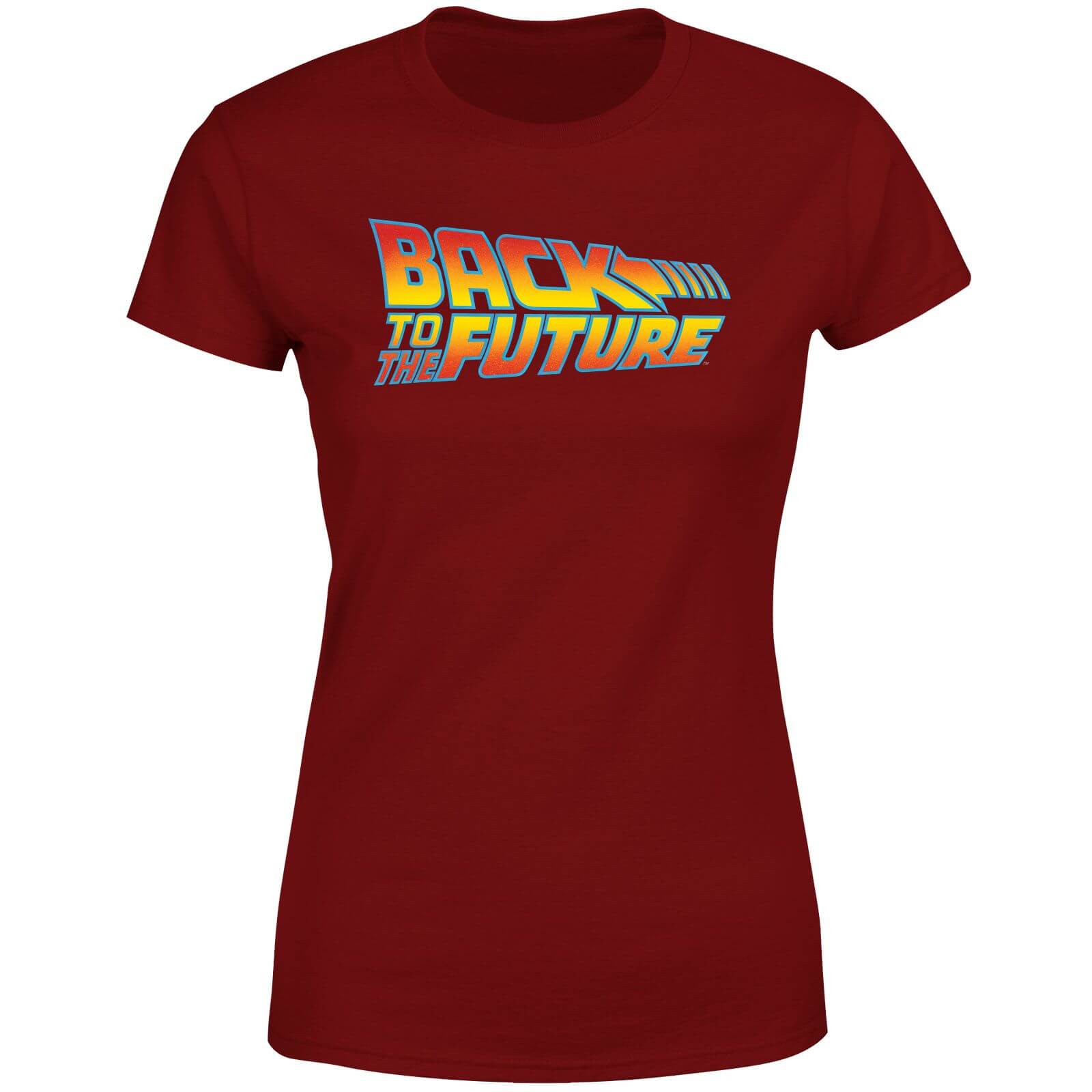 

Back To The Future Classic Logo Women's T-Shirt - Burgundy - M - Burgundy