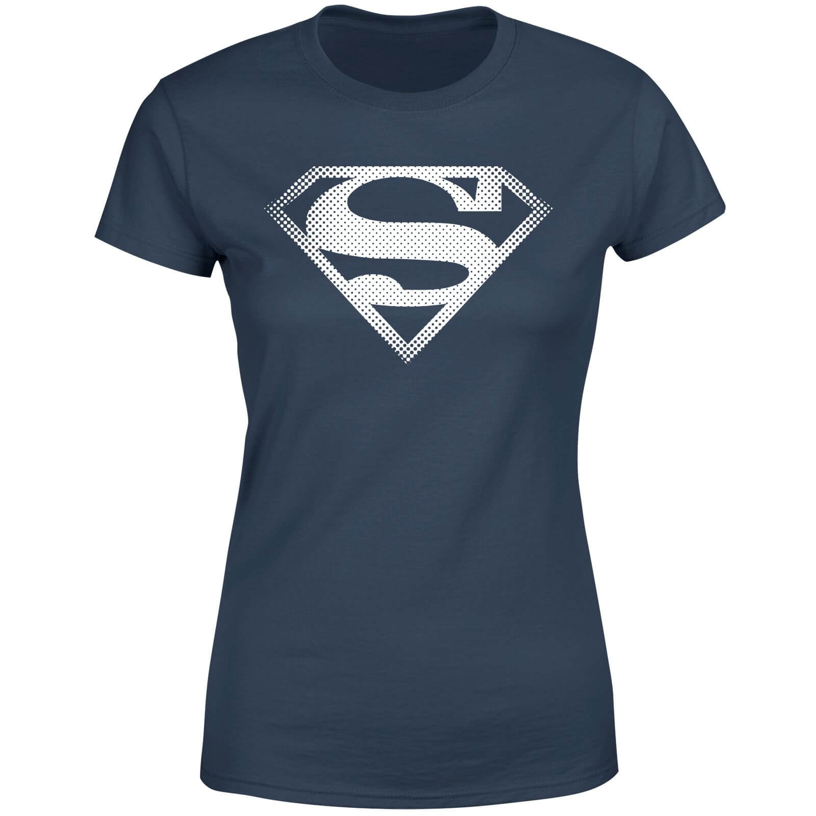 Superman Spot Logo Women's T-Shirt - Navy - S - Navy