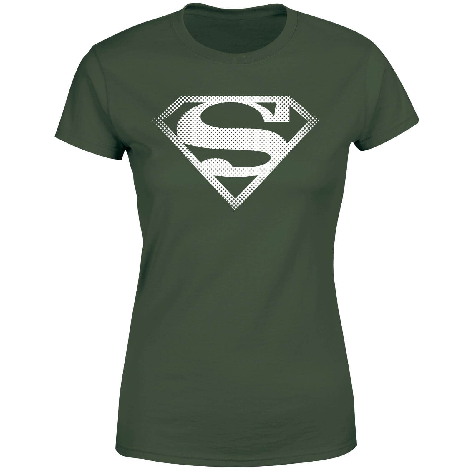Superman Spot Logo Women's T-Shirt - Green - S