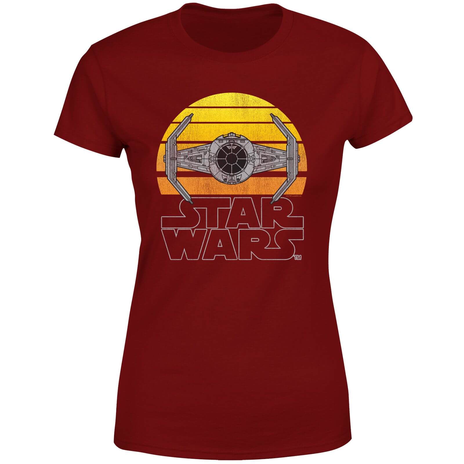 

Star Wars Classic Sunset Tie Women's T-Shirt - Burgundy - M - Burgundy