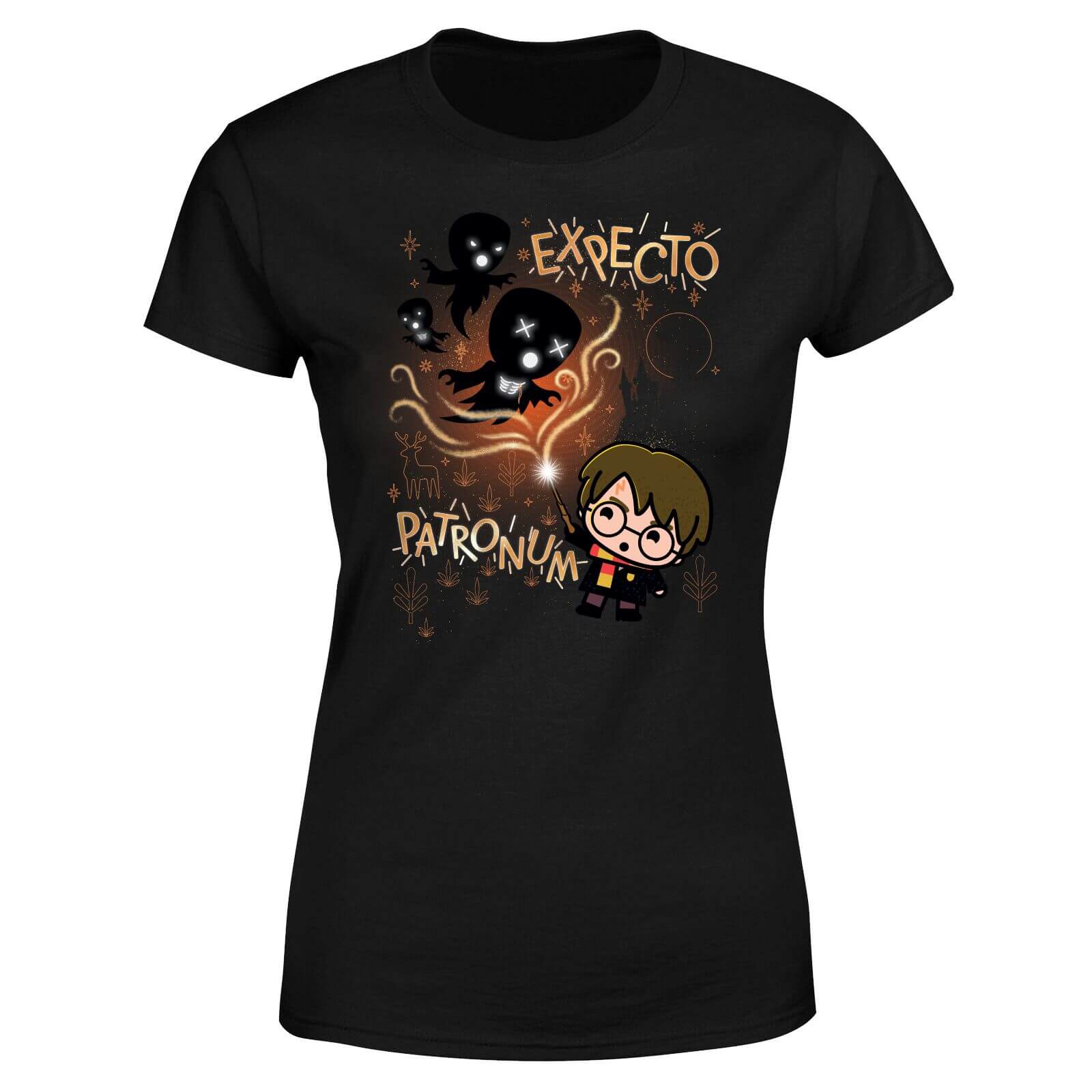 Harry Potter Kids Expecto Patronum Women's T-Shirt - Black - XXL - Nero
